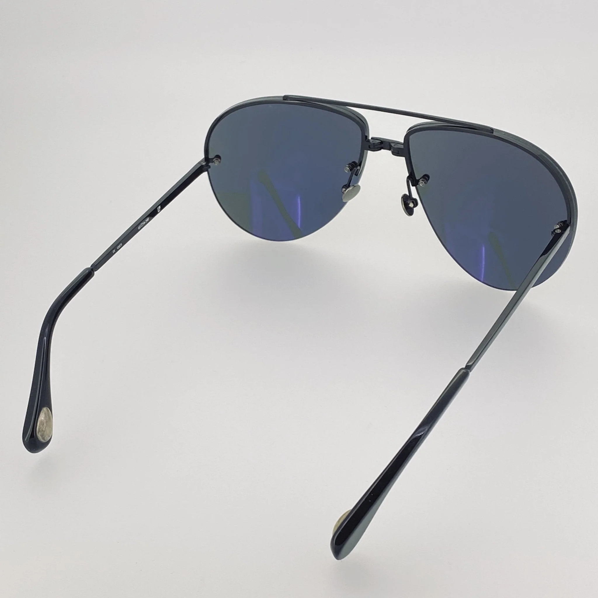 Ann Demeulemeester Men's Sunglasses Black and Grey - Image 7
