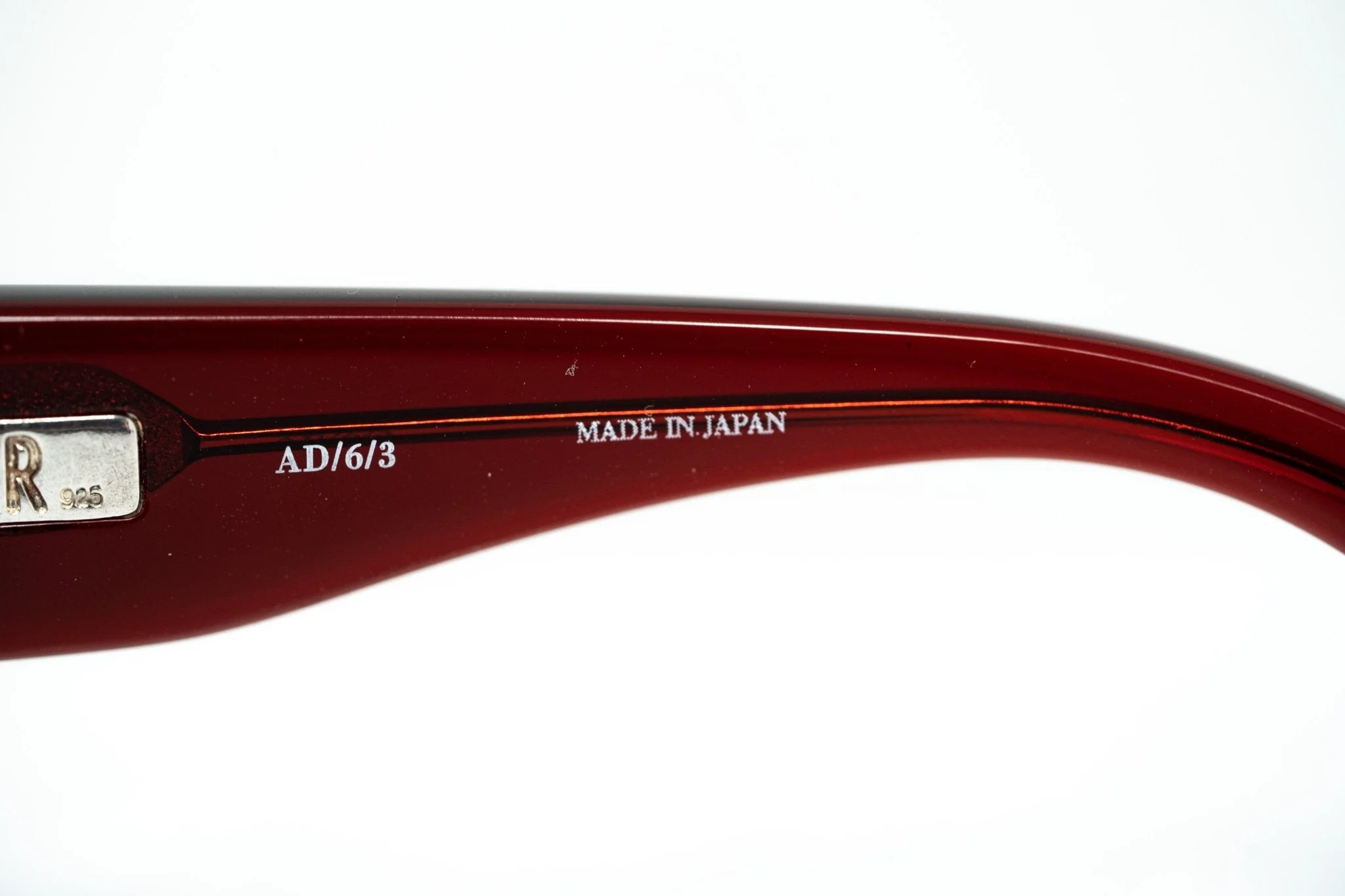 Ann Demeulemeester Ladies Sunglasses Oversized Bordeaux Red and Blue - Image 11