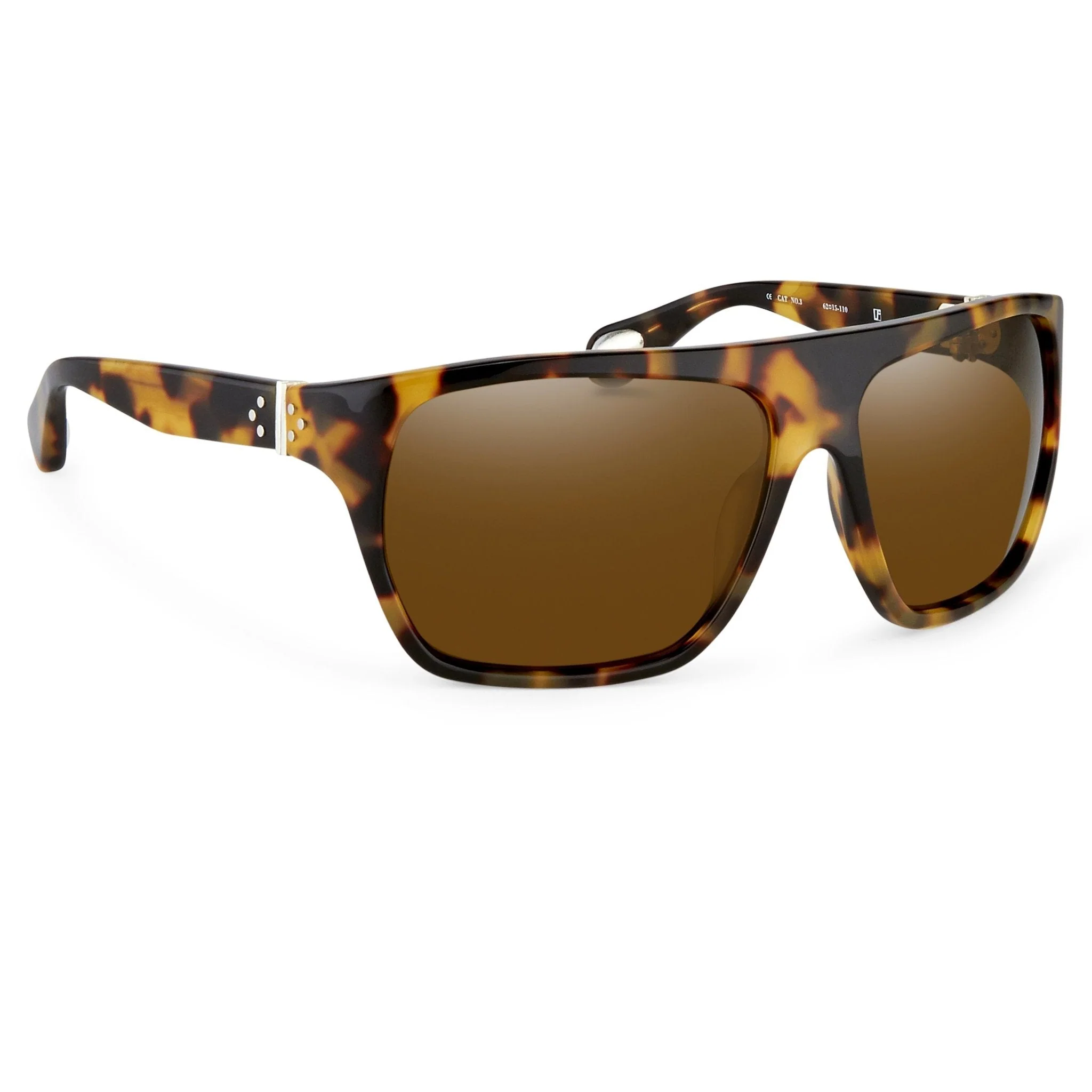 Ann Demeulemeester Men's Sunglasses Oversized Tortoise Shell and Brown - Image 3