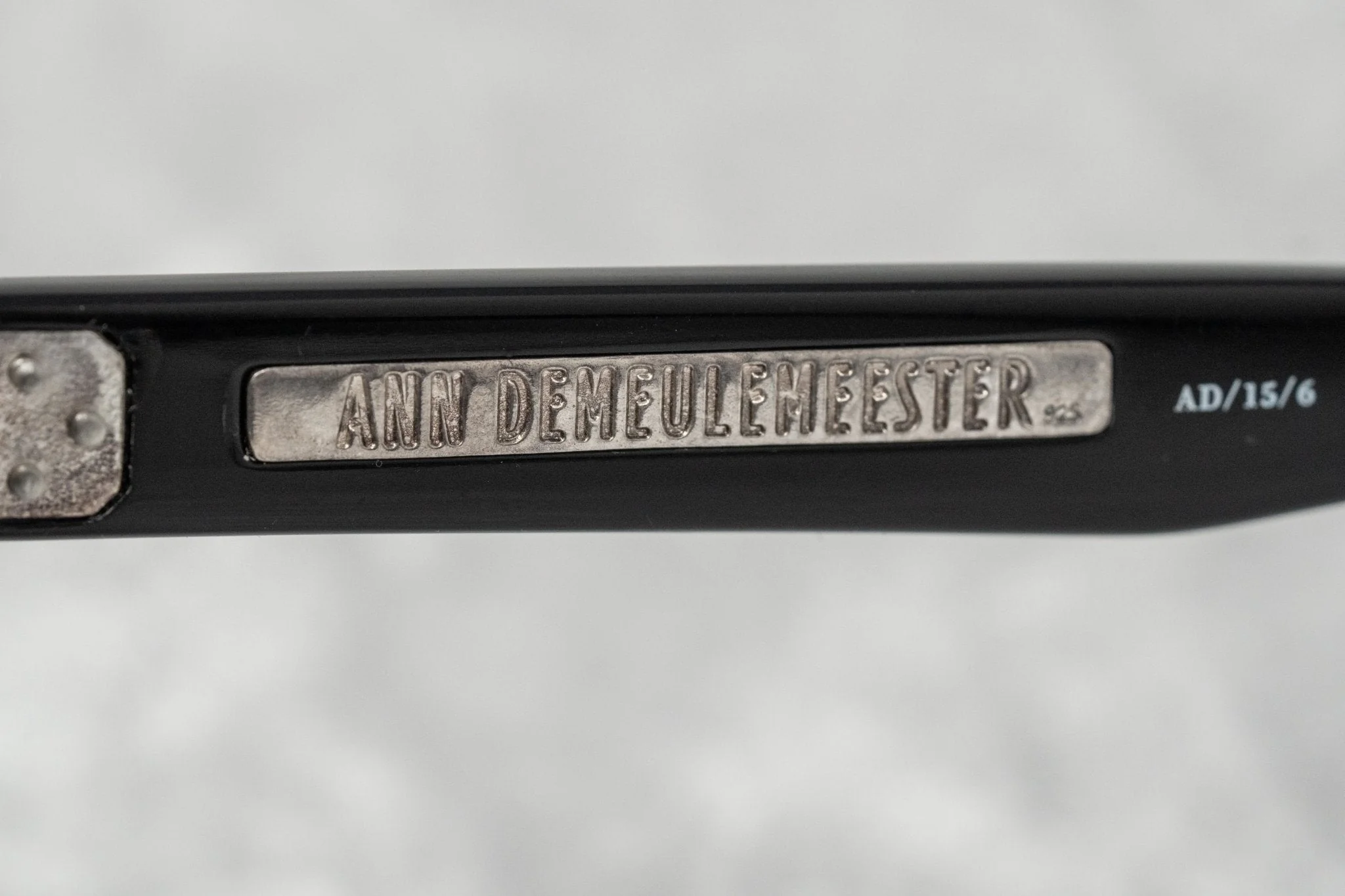 Ann Demeulemeester Sunglasses Rectangular Black and Grey - Image 10
