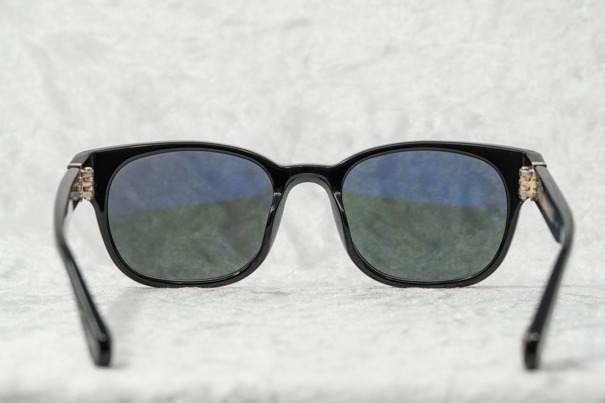 Ann Demeulemeester Sunglasses Rectangular Black and Grey - Image 8