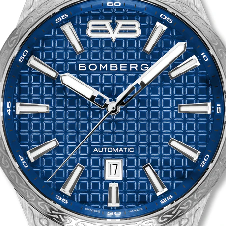 Bomberg Metropolis Mykonos Automatic Men's Blue Watch - Image 6