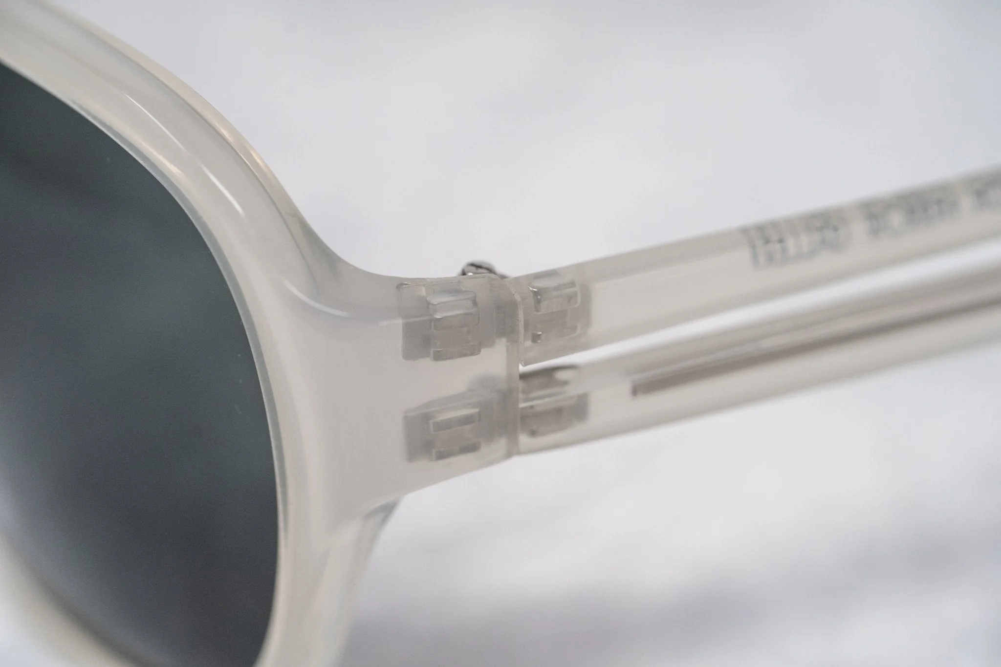 Boris Bidjan Saberi Sunglasses Misty White and Grey - Image 7