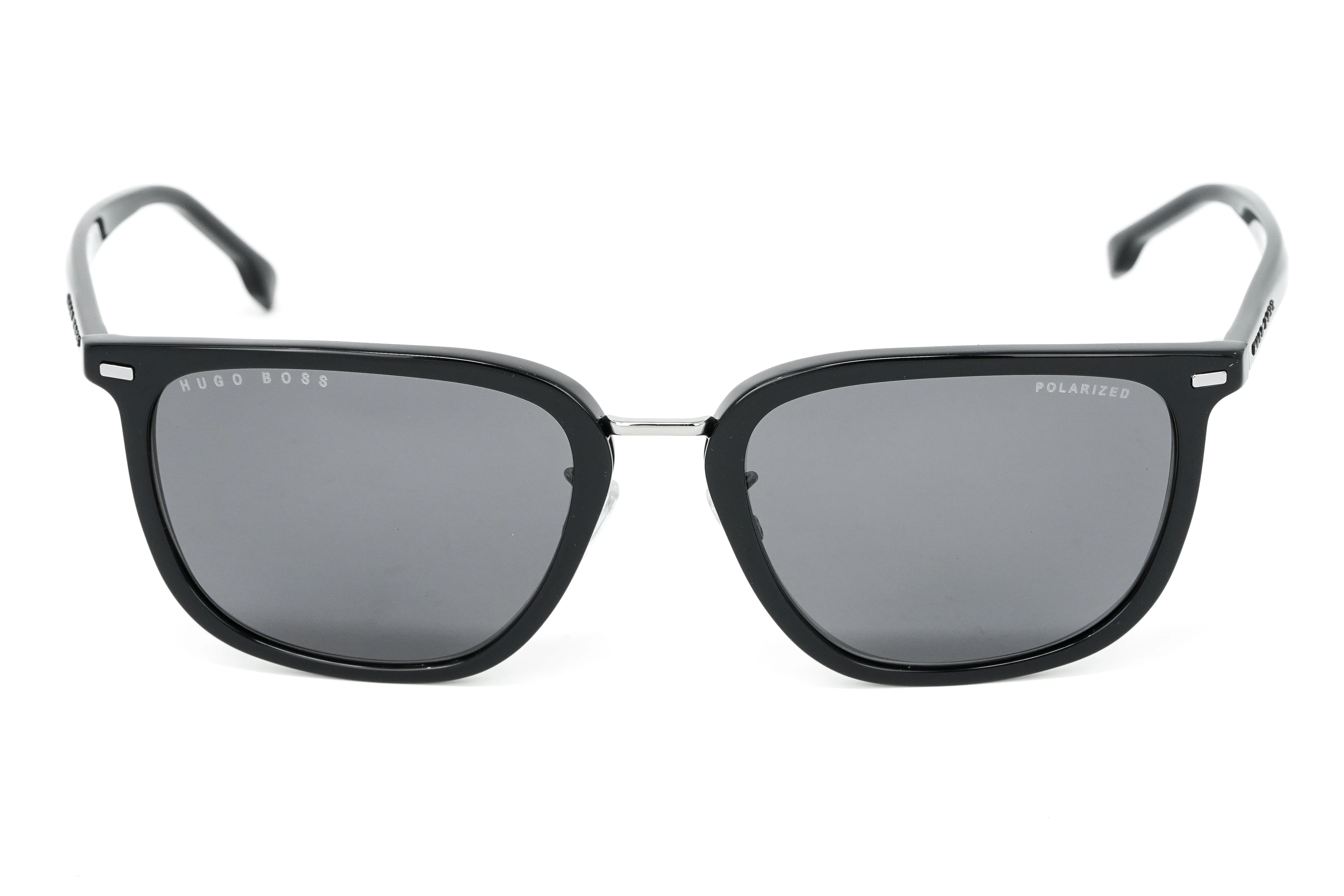 Boss by BOSS Men's Sunglasses Classic Square Black/Grey - Image 4