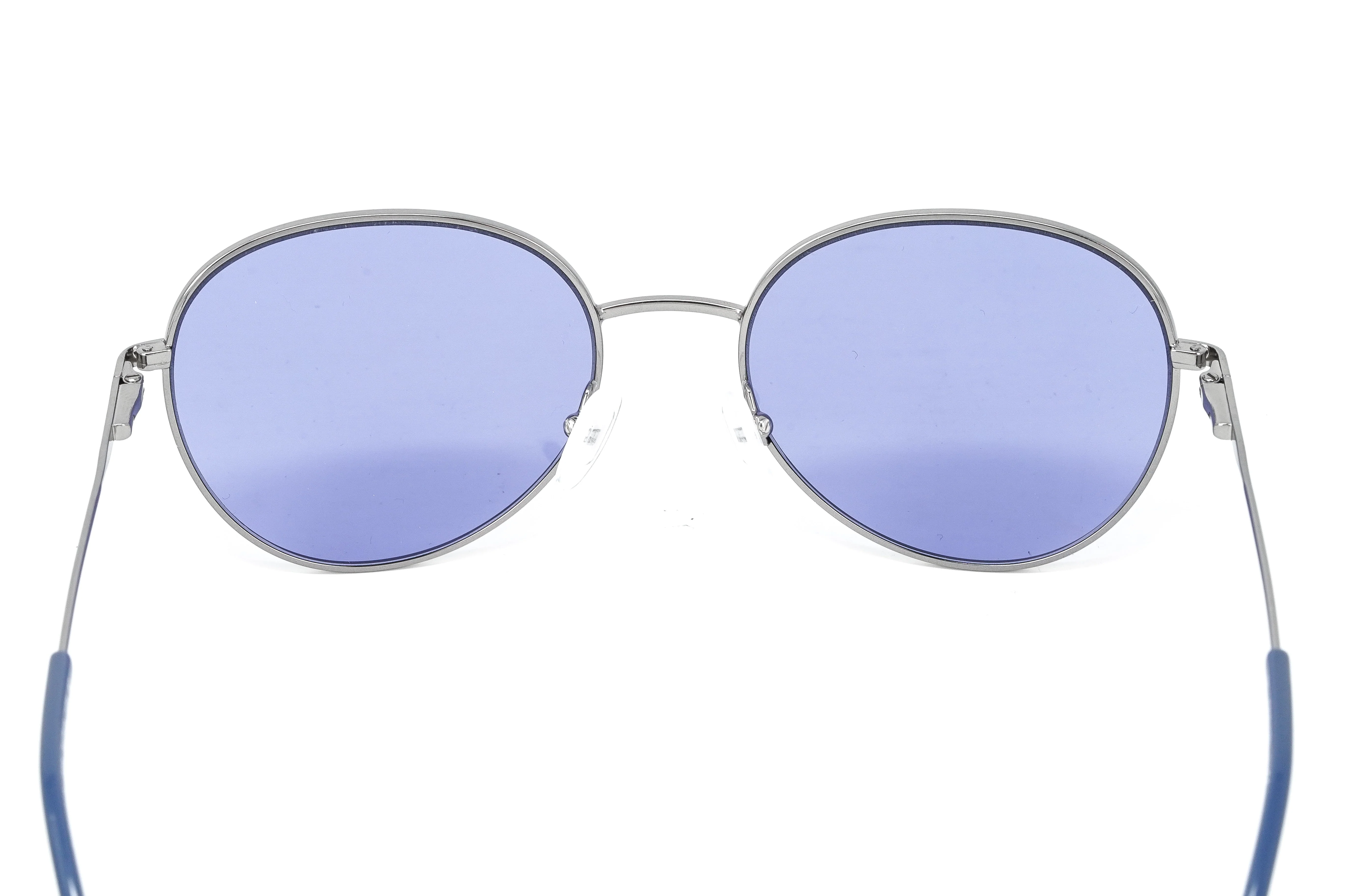 Calvin Klein Women's Sunglasses Round Purple/Gunmetal - Image 8