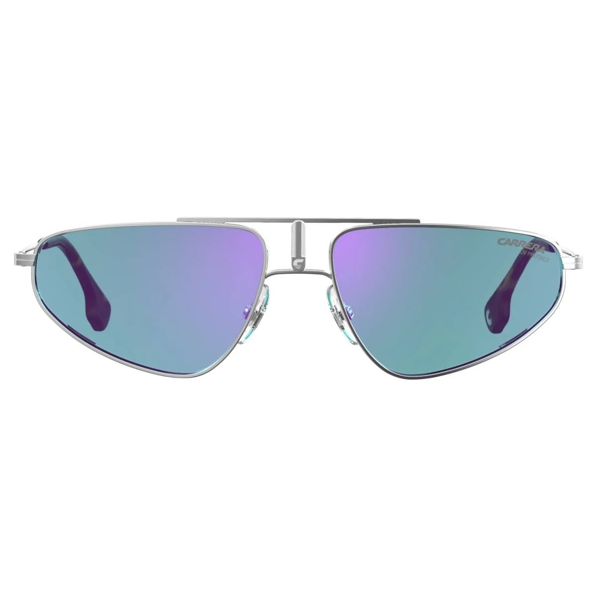 Carrera Unisex Sunglasses Angular Pilot Mirror Blue - Image 2