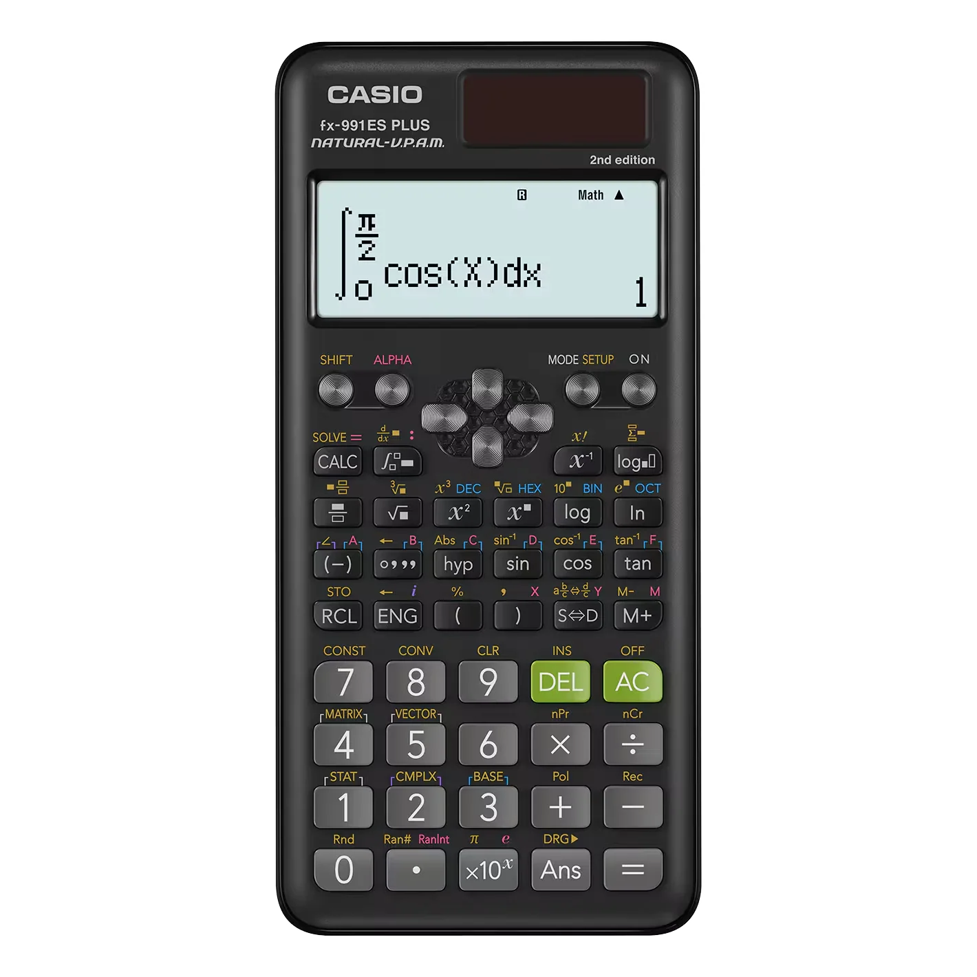 Casio Calculator FX-991ES Plus 2nd Edition Natural Textbook Display