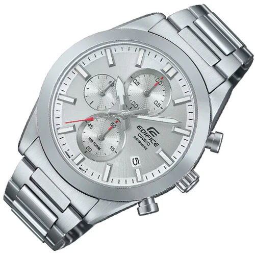 Casio Edifice Chrono Men's Silver Watch - Image 2