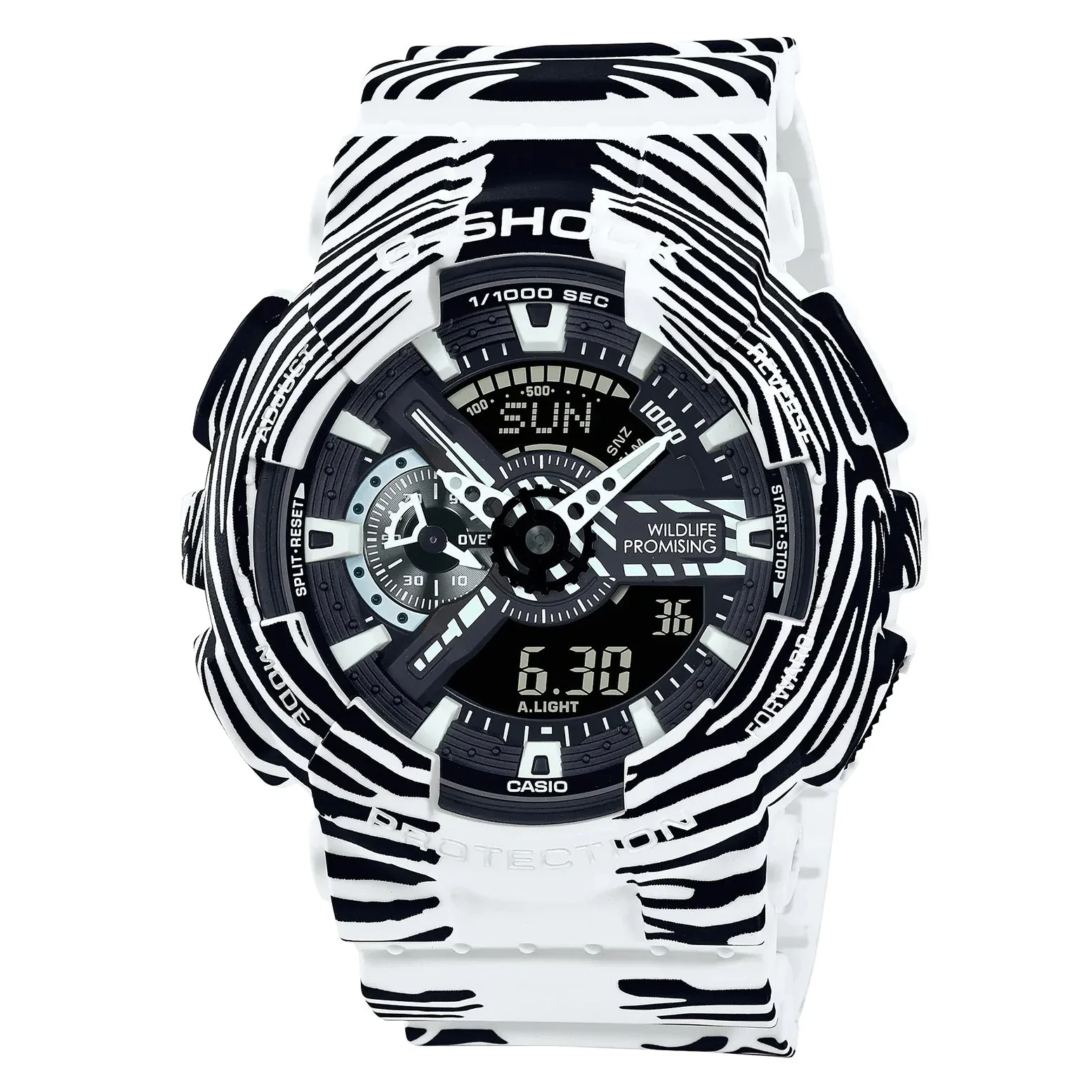 Casio G-Shock Watch Men's Wildlife Promising Limited Edition Zebra