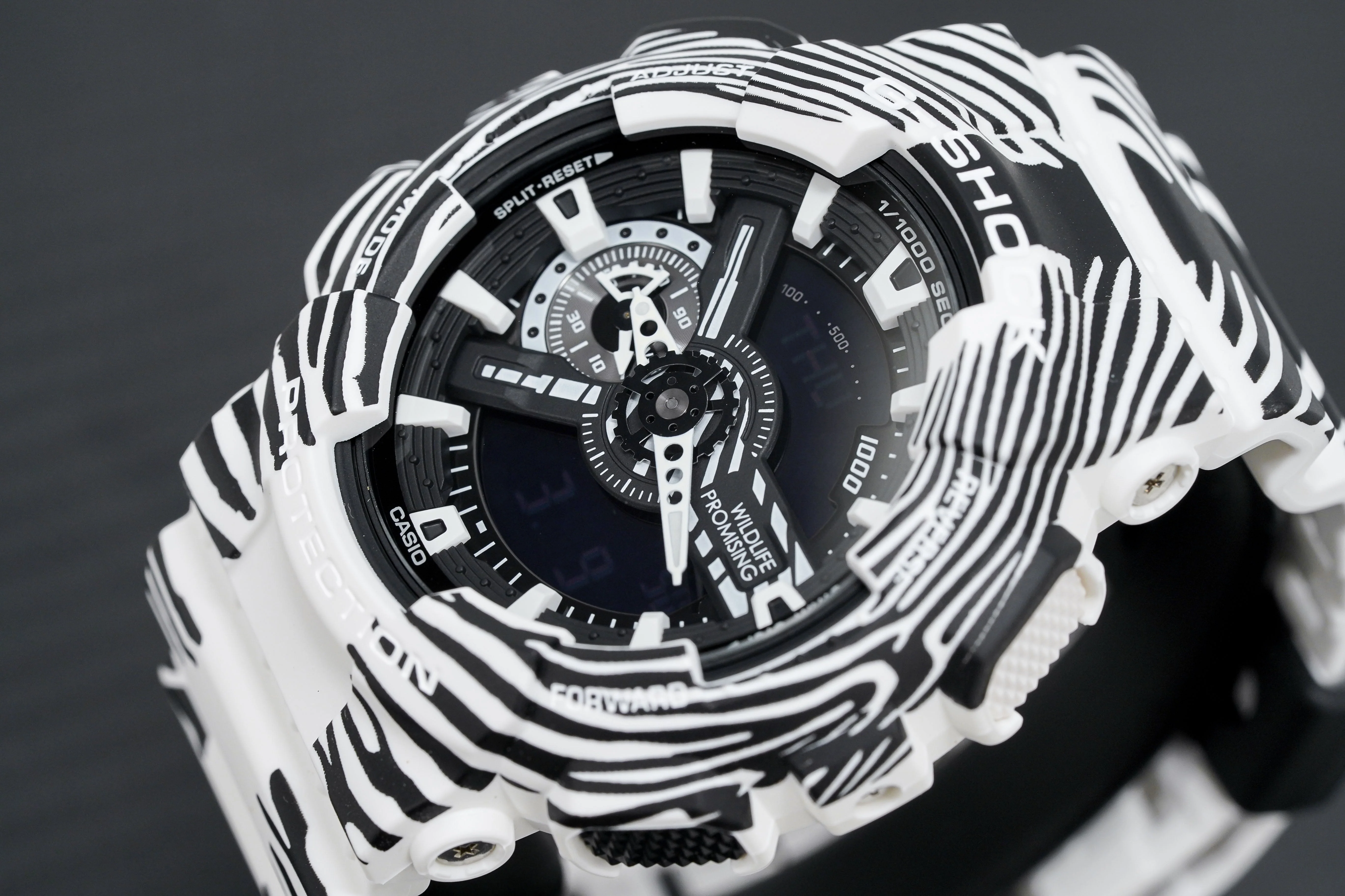 Casio G-Shock Watch Men's Wildlife Promising Limited Edition Zebra - Image 3