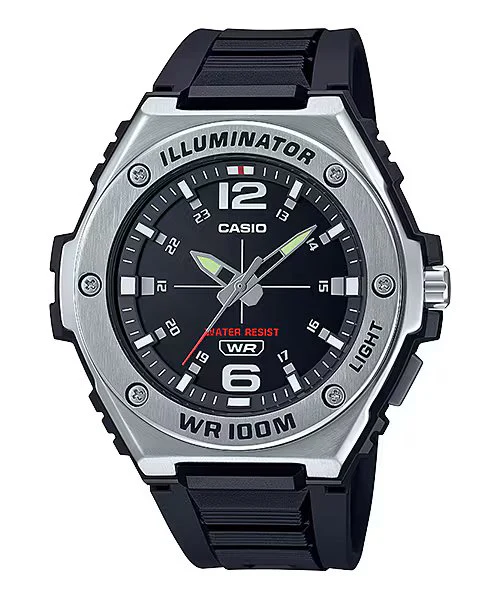 Casio Men's Watch Black Silver