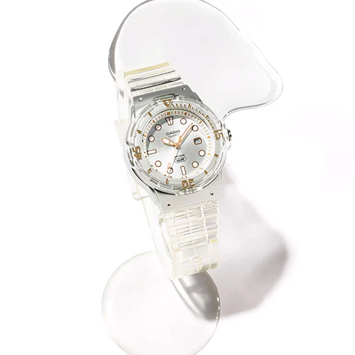 Casio Transparent Silver Watch - Image 2