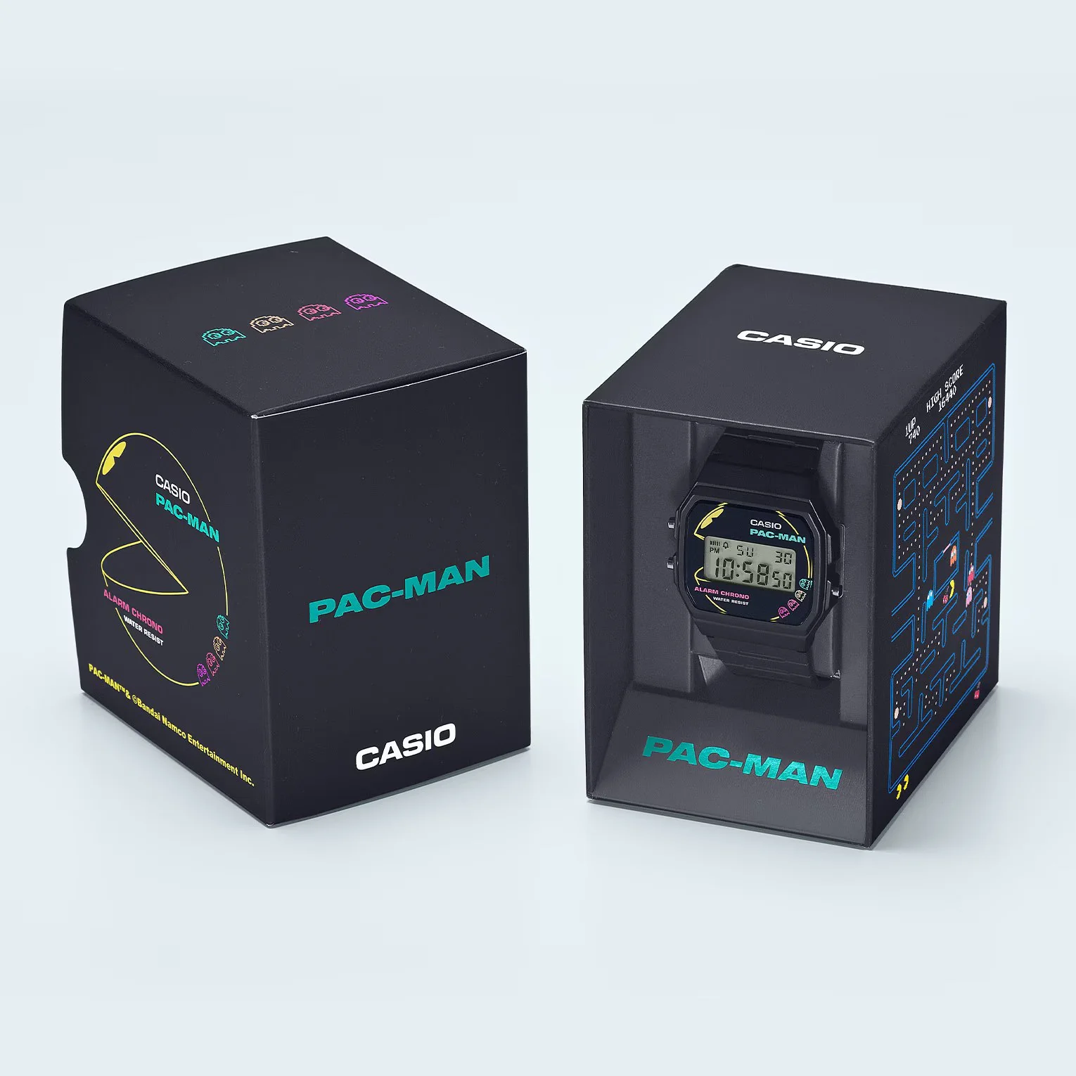 Casio PAC-MAN Unisex Digital Watch Black - Image 7
