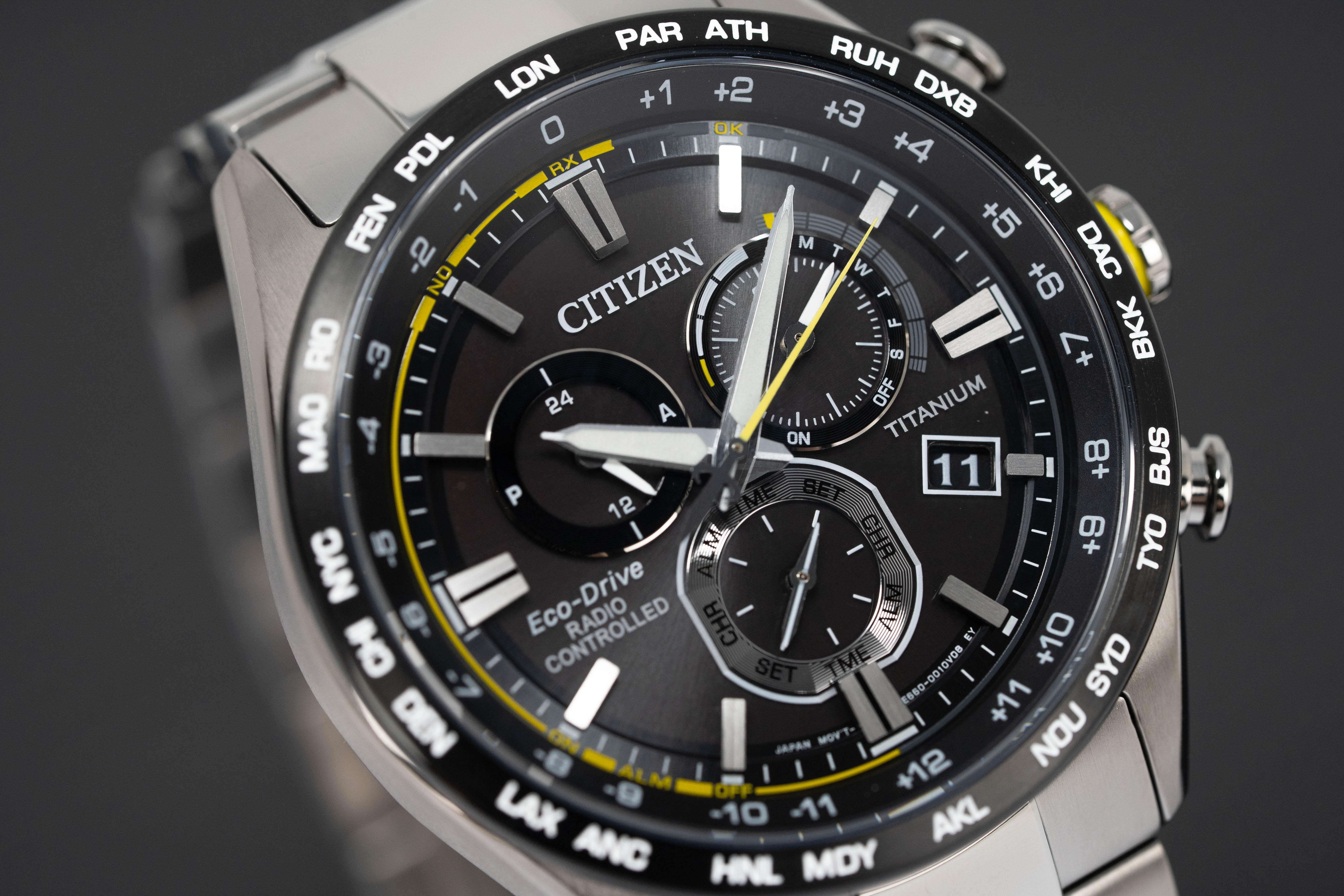 Citizen Eco-Drive Radio Controlled Men's Watch Black - Image 4