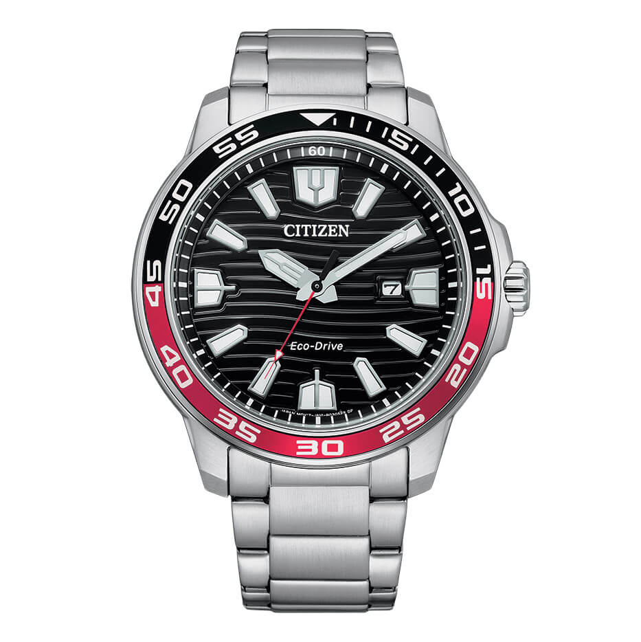 Citizen Men's Watch Eco-Drive Marine Red