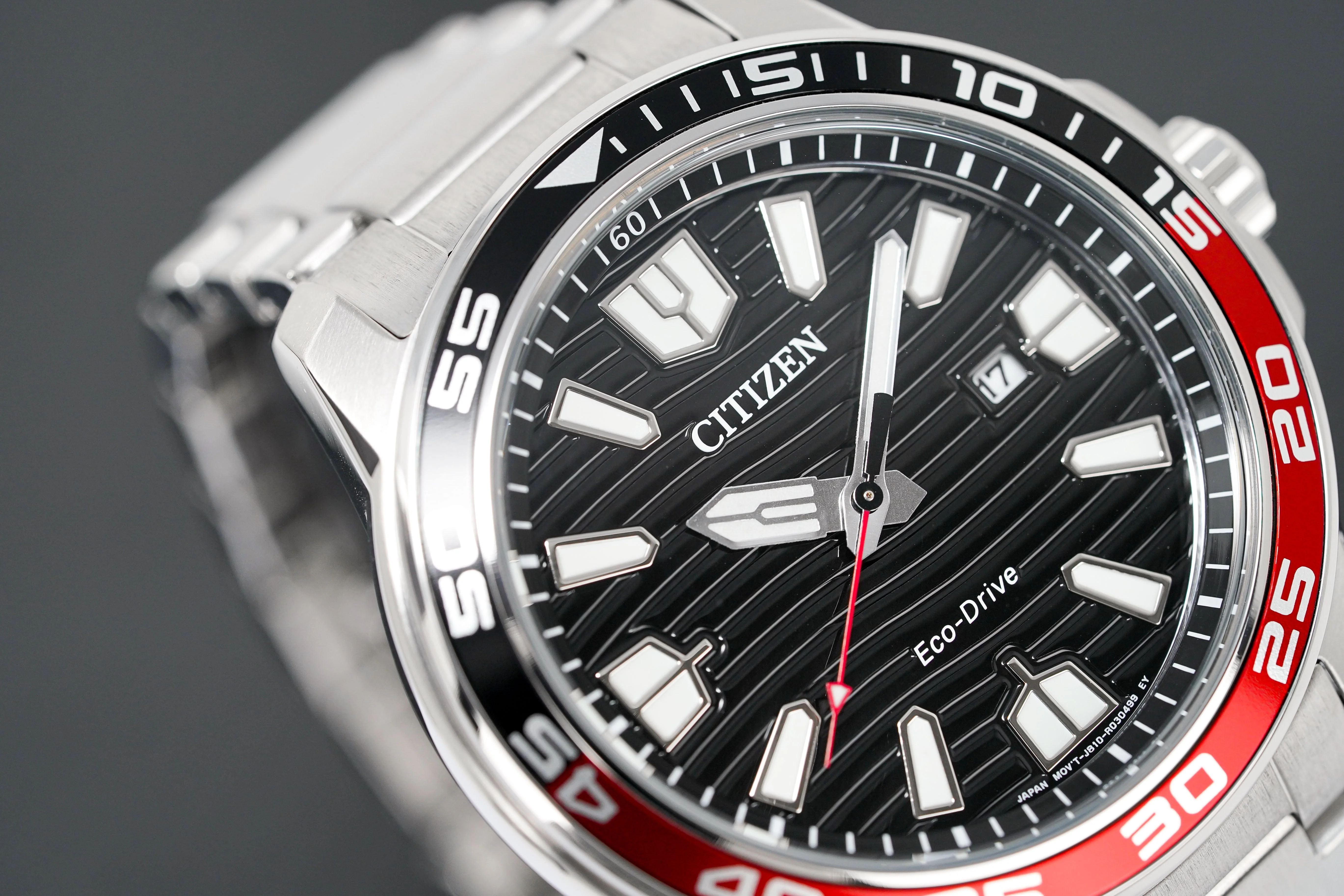 Citizen Men's Watch Eco-Drive Marine Red - Image 4