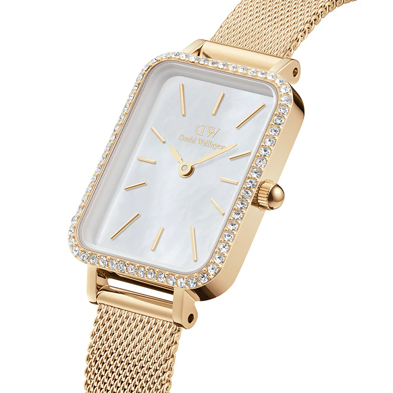 Daniel Wellington Quadro Ladies White Watch - Image 2