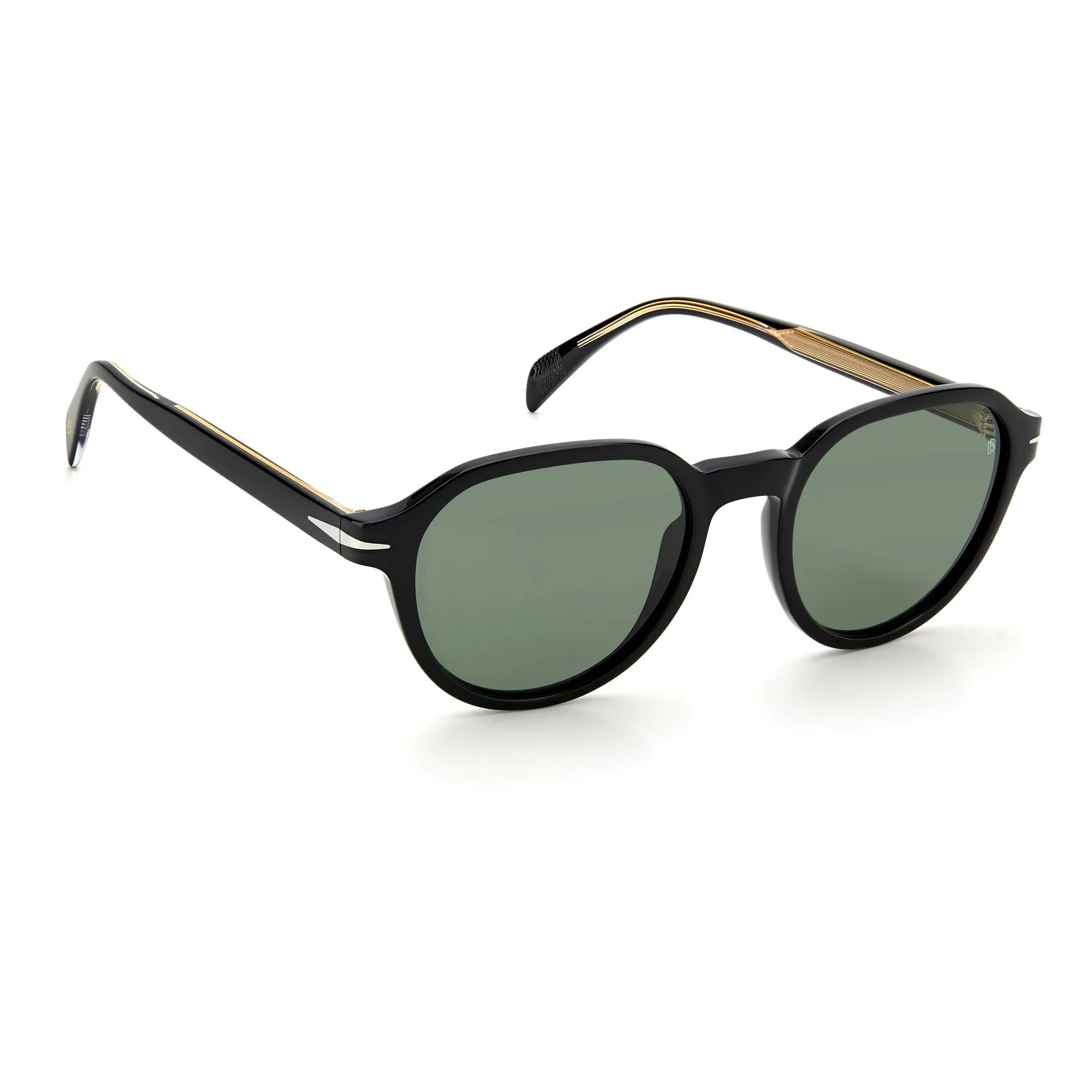 David Beckham DB 1044/S BSC 51O7(DB27) Men's Black Silver - Image 2