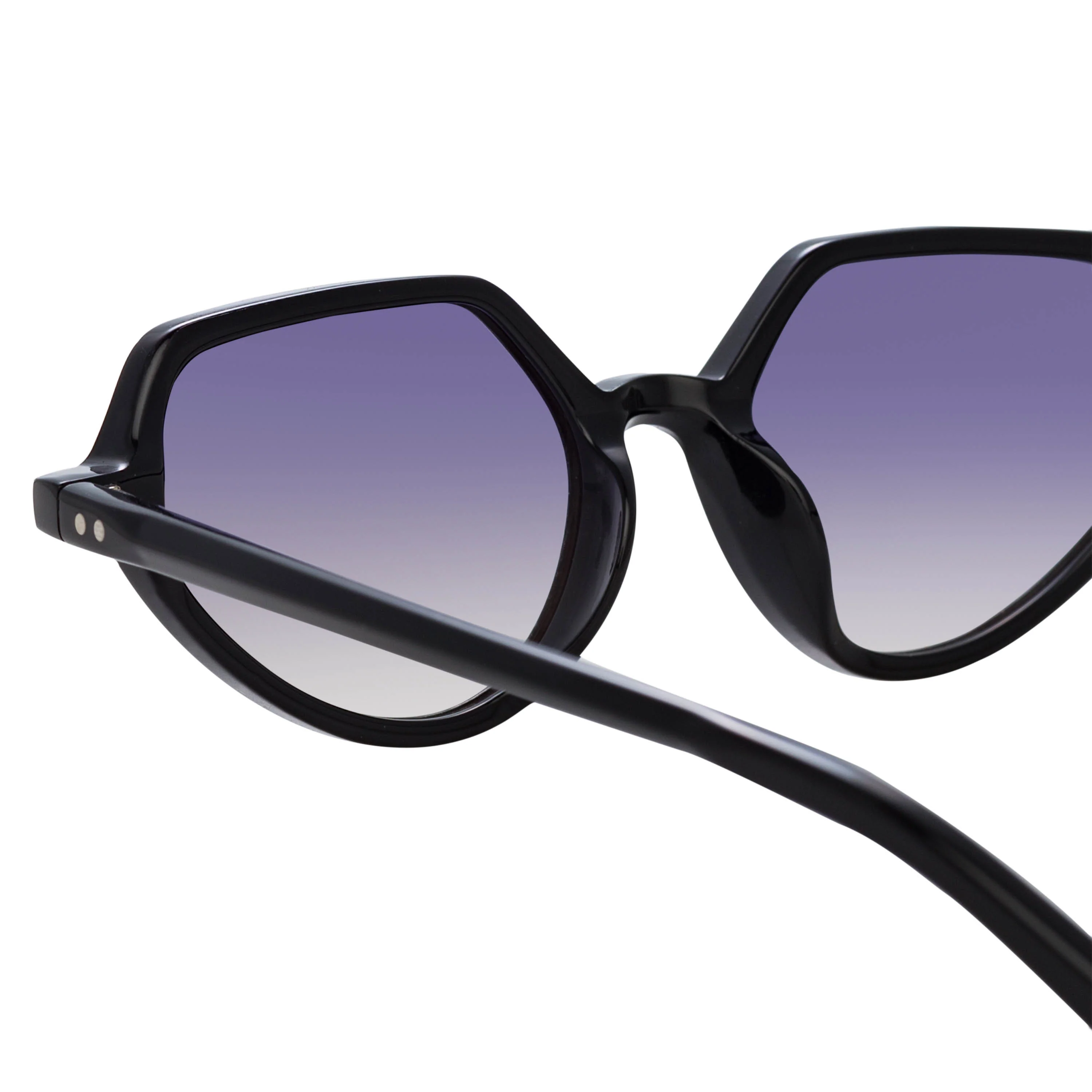 Dries Van Noten Ladies Cat Eye Grey Sunglasses - Image 3