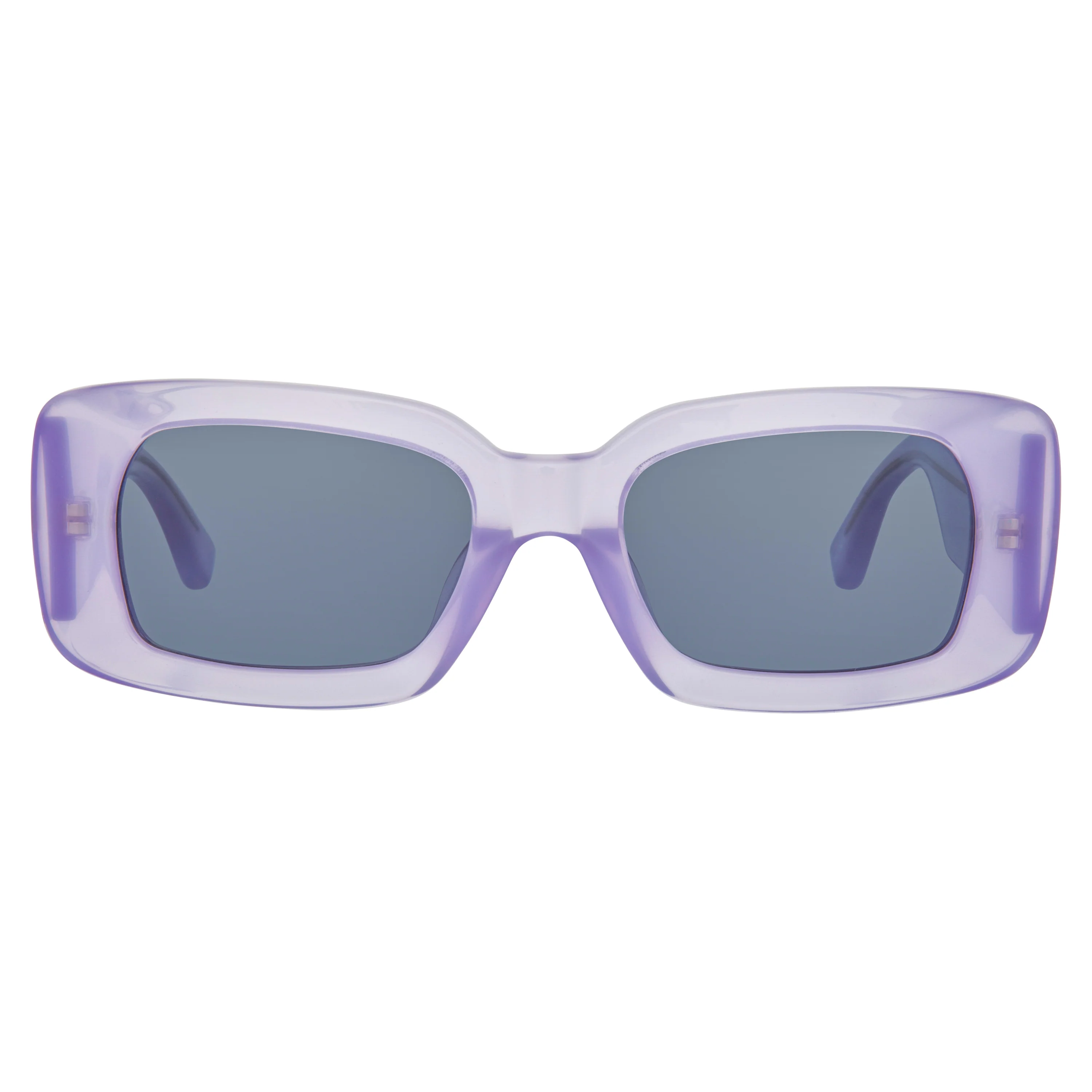 Dries Van Noten Ladies Rectangular Grey Sunglasses - Image 2