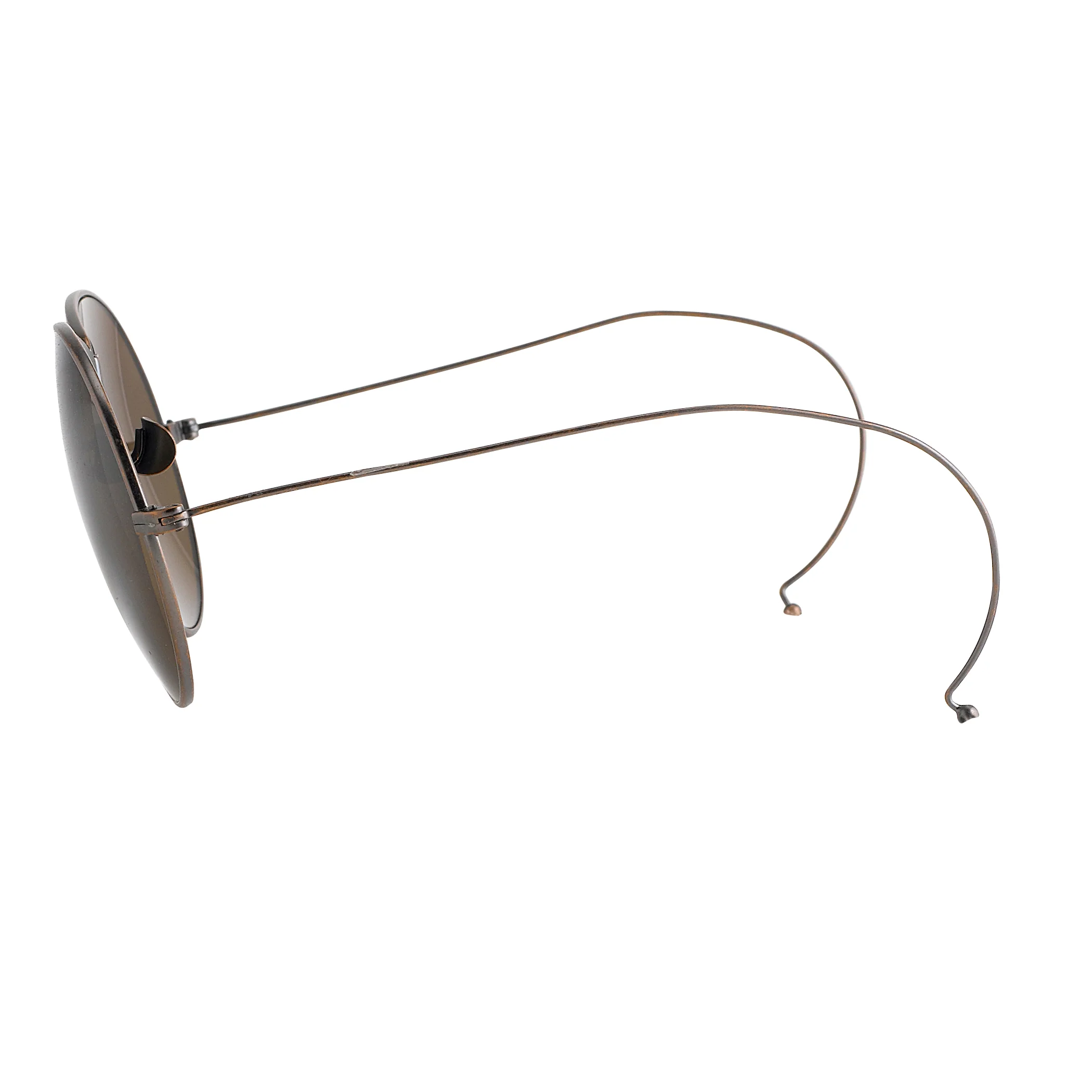 Dries Van Noten Men's Aviator Brown Sunglasses - Image 3