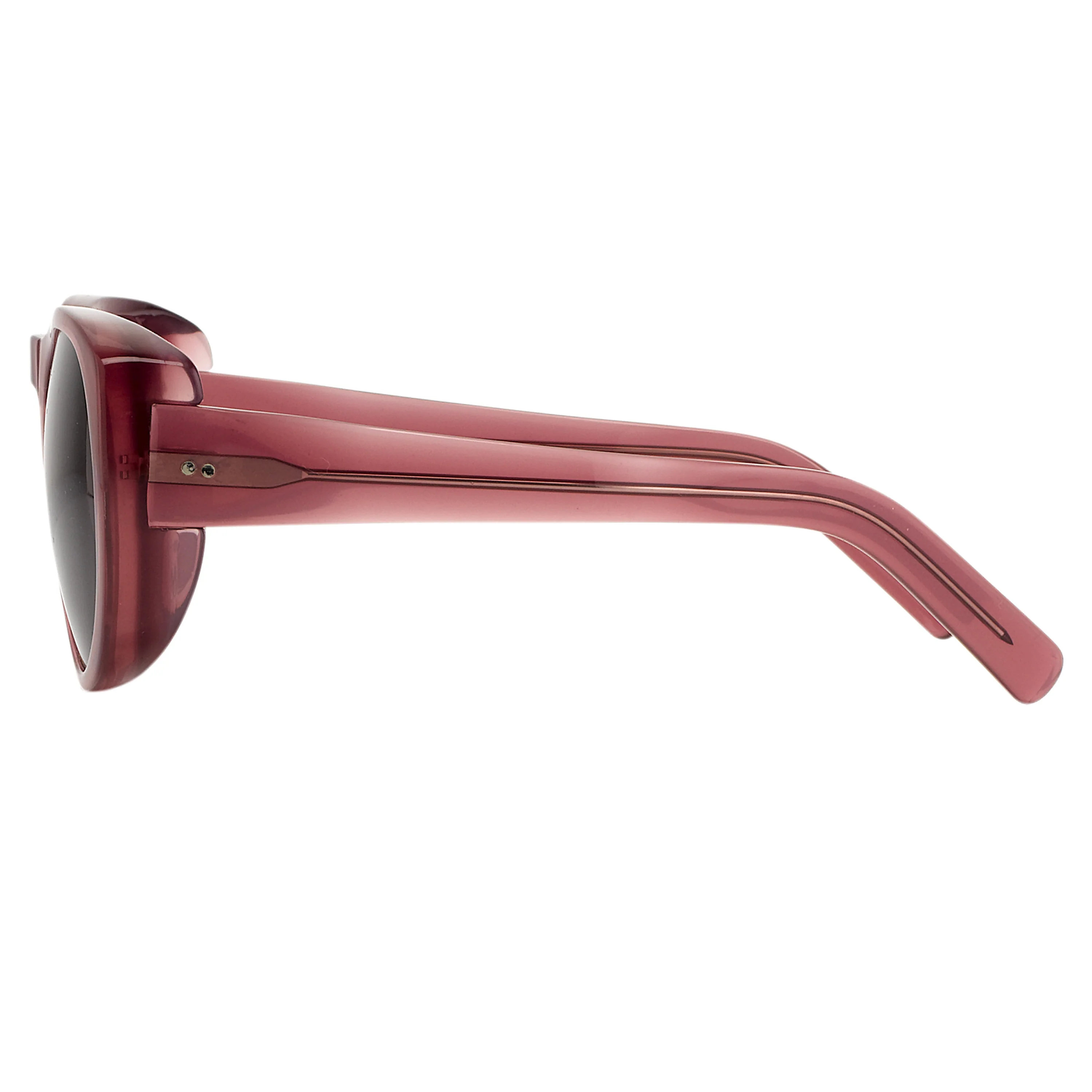 Dries Van Noten Unisex Round Grey Sunglasses - Image 3