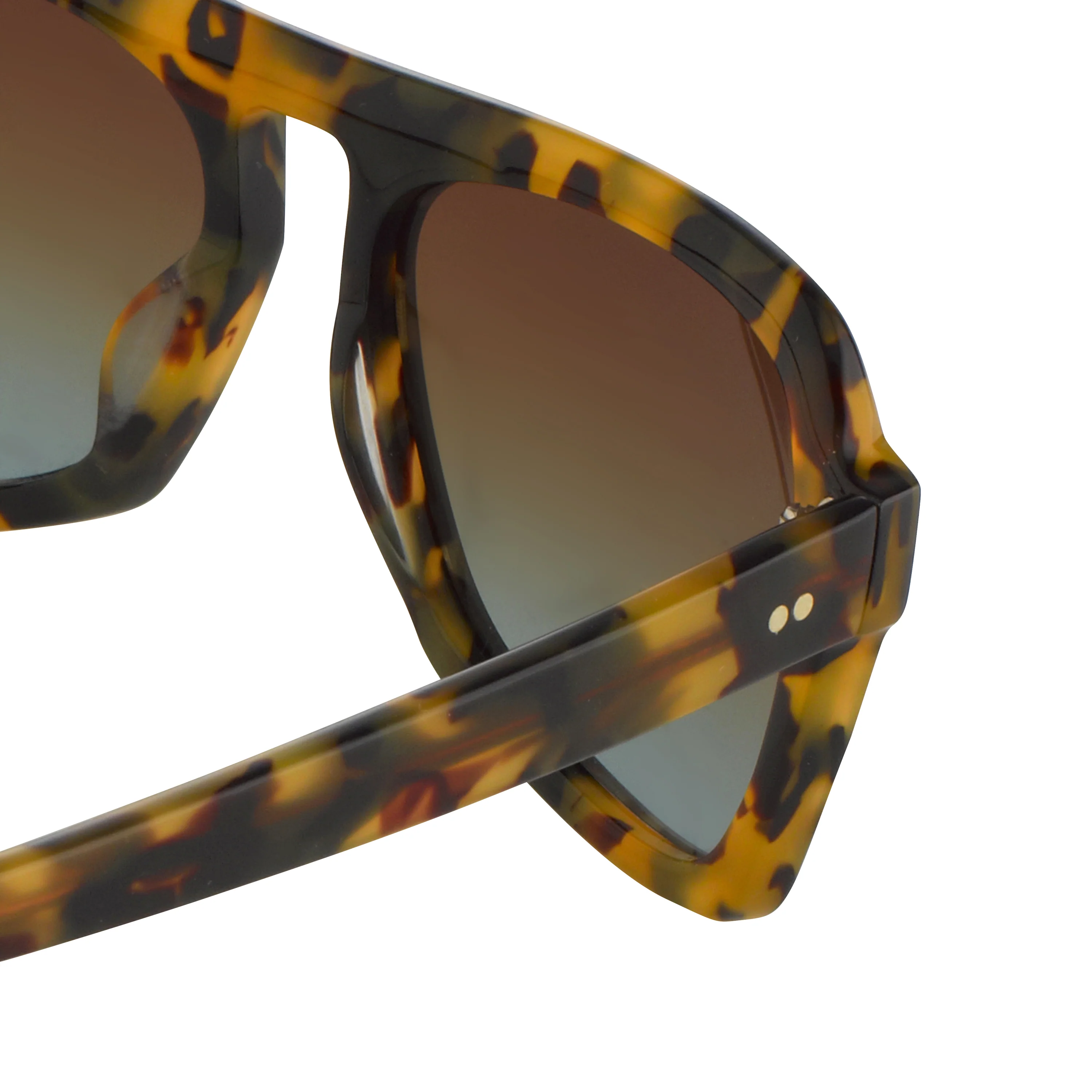 Dries Van Noten Unisex Square Grey Sunglasses - Image 4