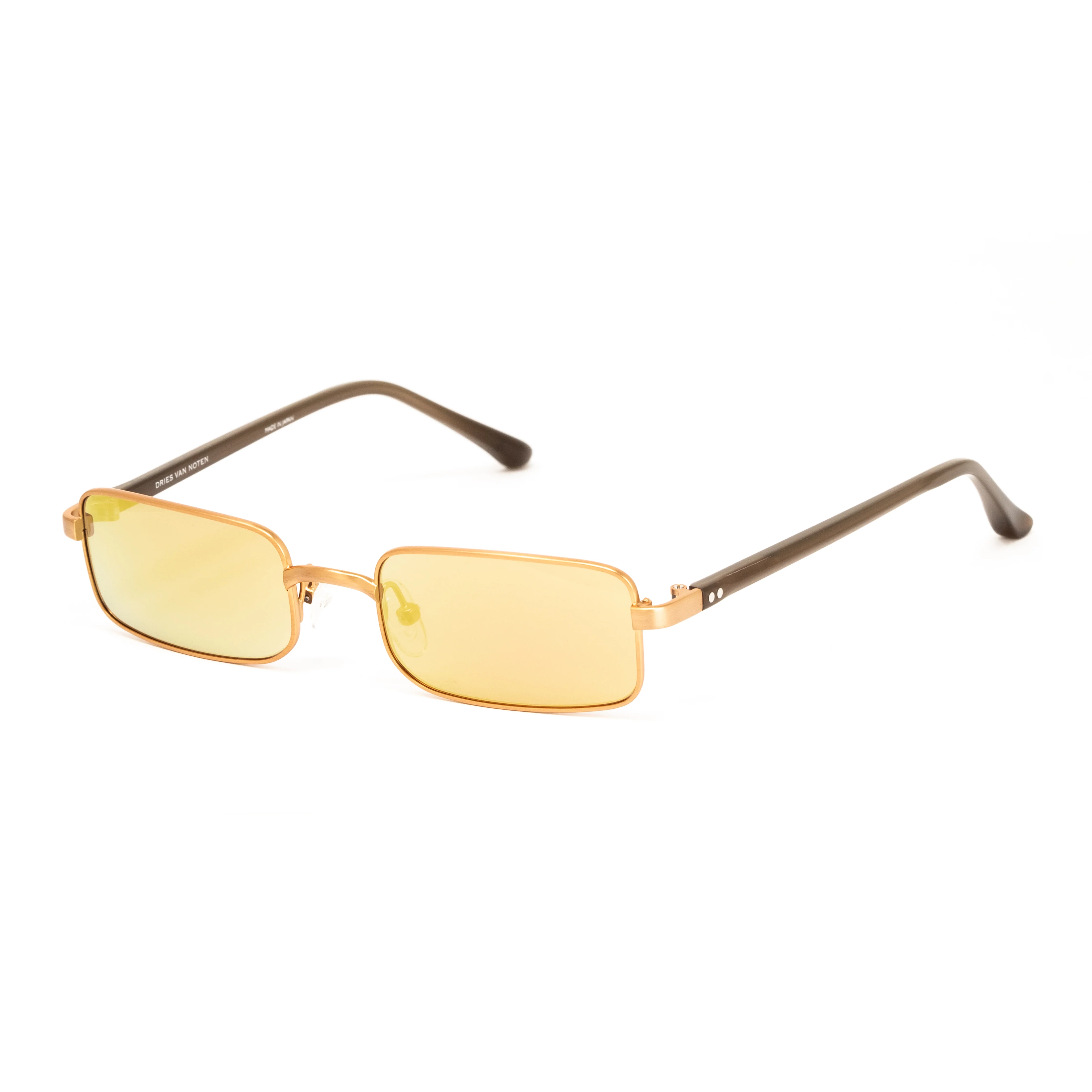 Dries Van Noten x Linda Farrow Gold Sunglasses