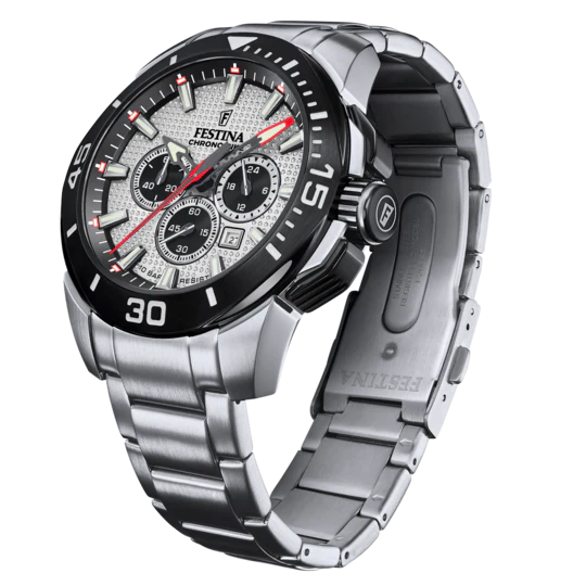Festina Chrono Bike Men's Silver Watch - Image 3