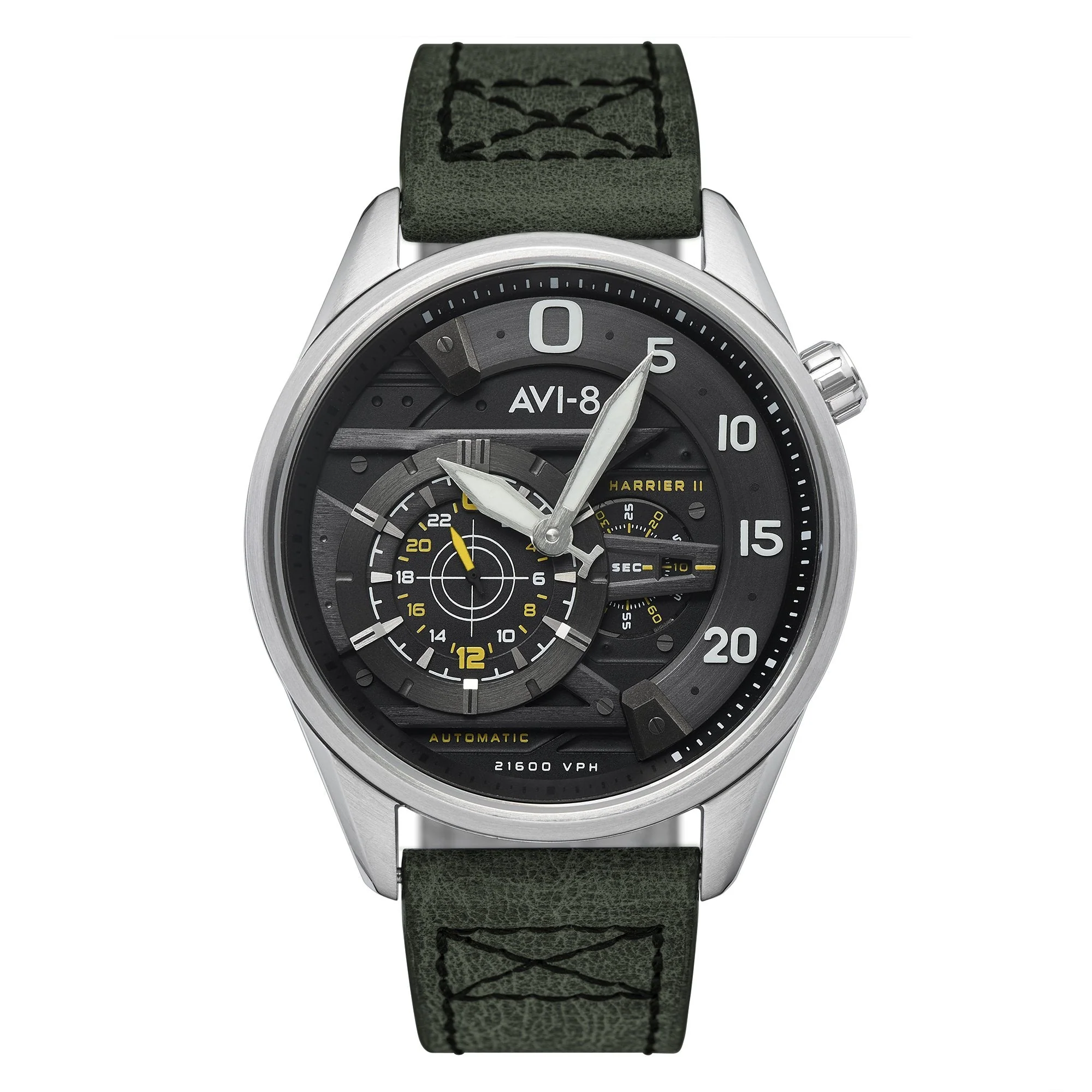 AVI-8 Ghost Grey Hawker Harrier II Chronograph Watch