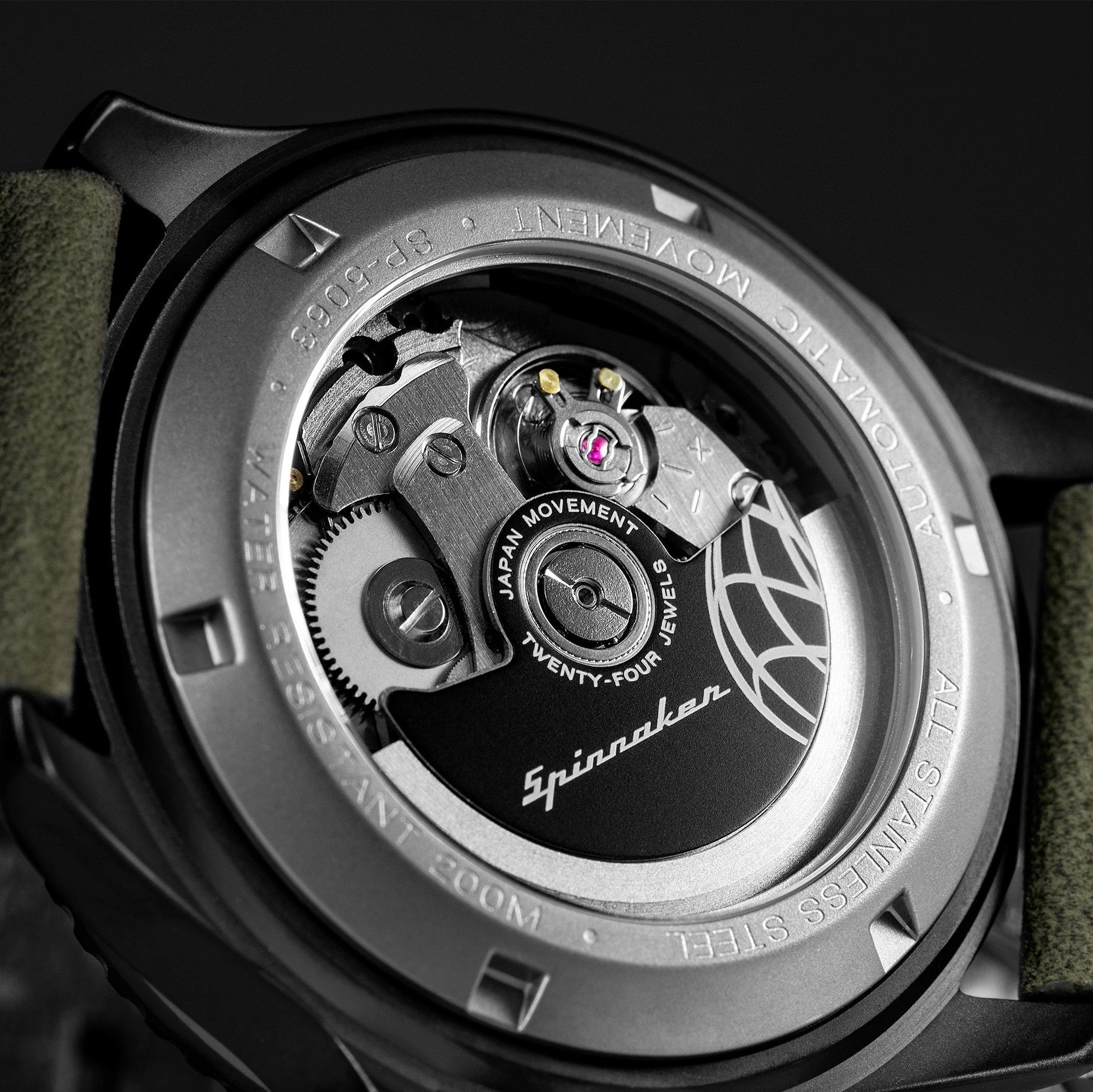 Spinnaker Men's Green Spence Watch - Image 3