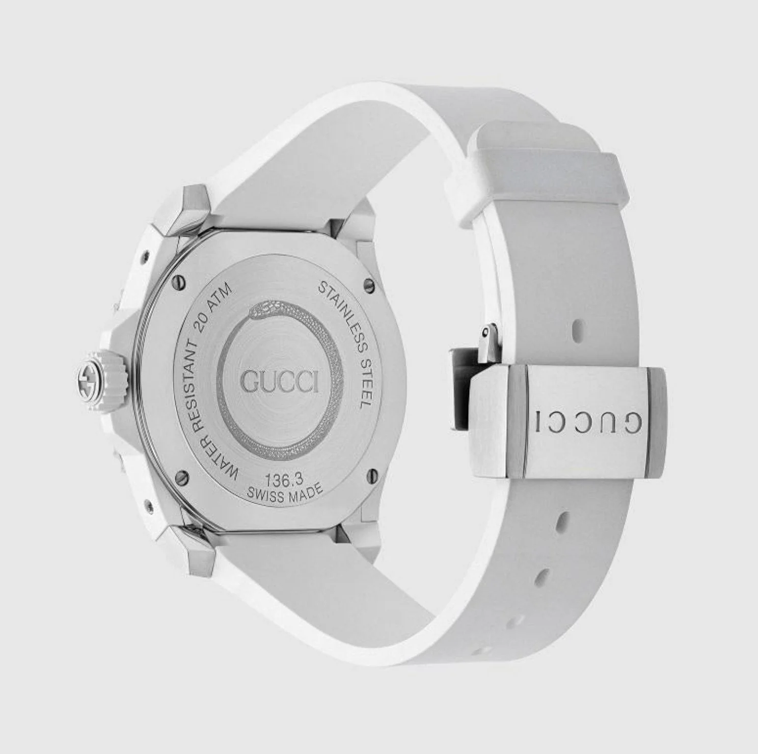 Gucci Watch Dive 40mm Snake White - Image 2