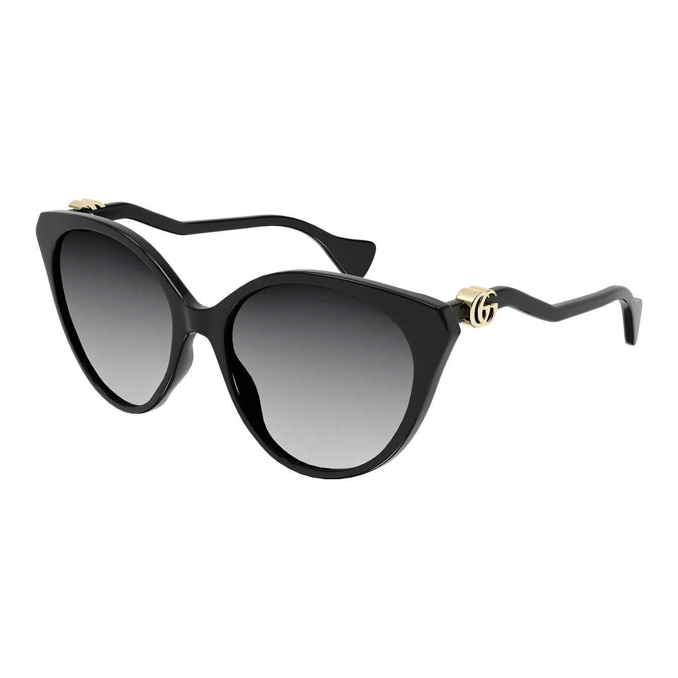 Gucci Women's Sunglasses Cat Eye Square Black