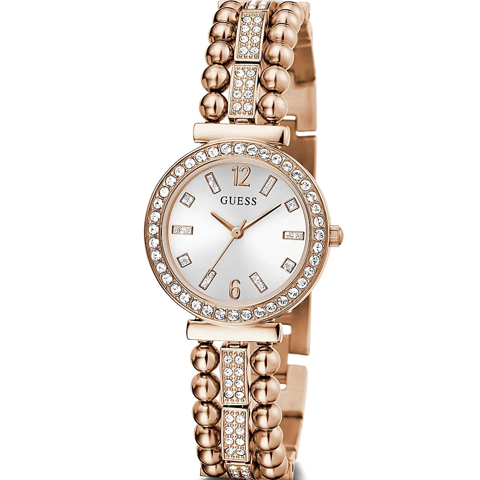 Guess Gala Ladies Rose Gold Watch - Image 3