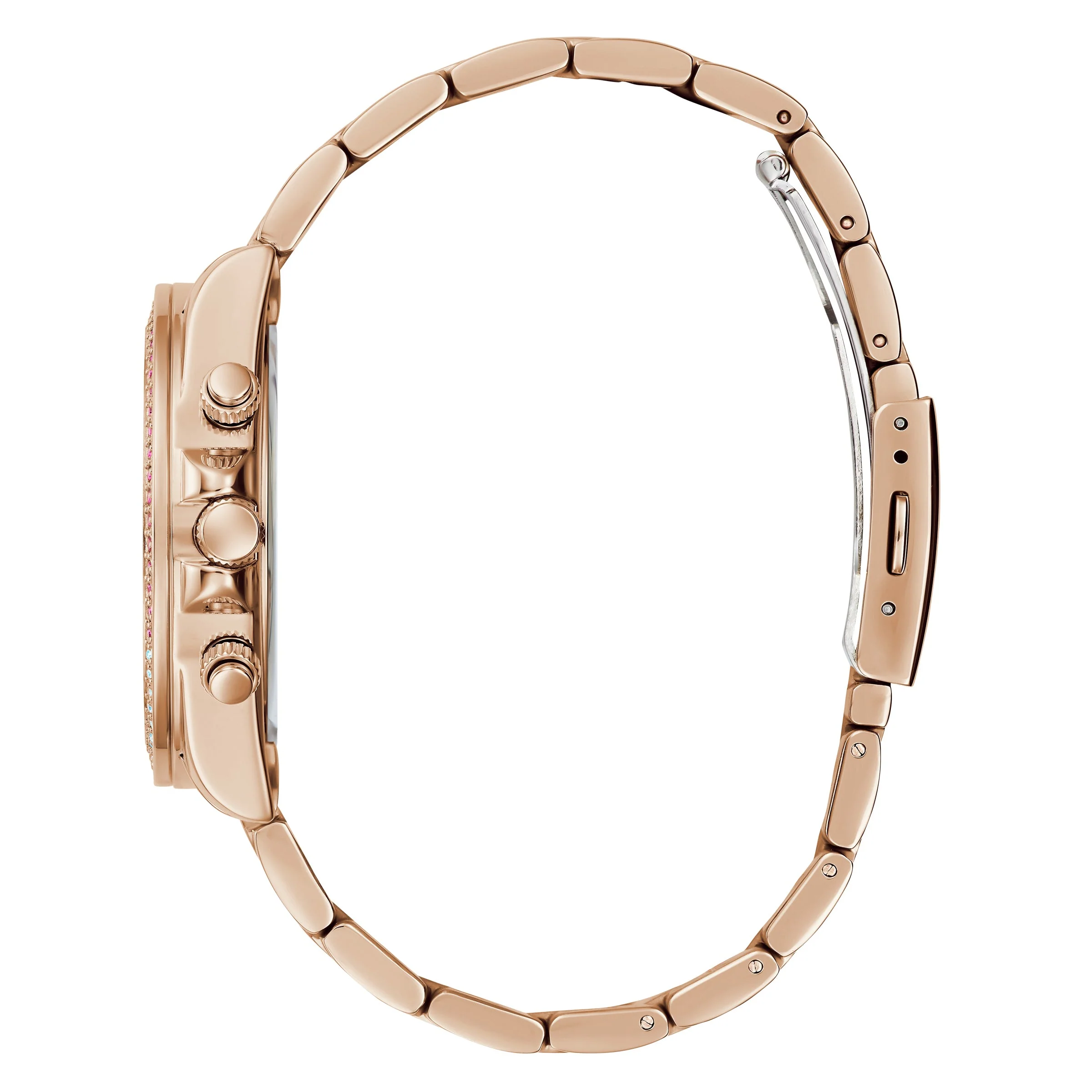 Guess Ladies Sol Rose Gold Watch - Image 4
