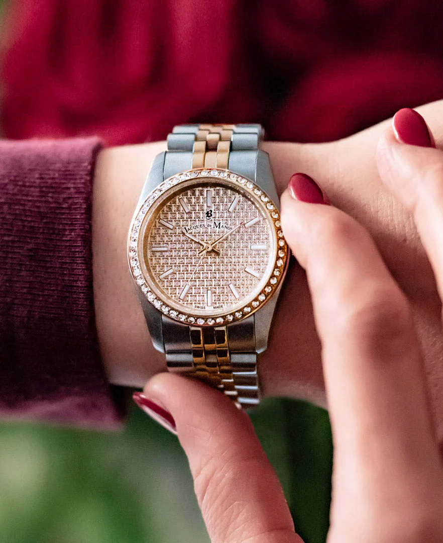 Jacques Du Manoir Ladies Inspiration Glamour Two-Tone Watch - Image 2
