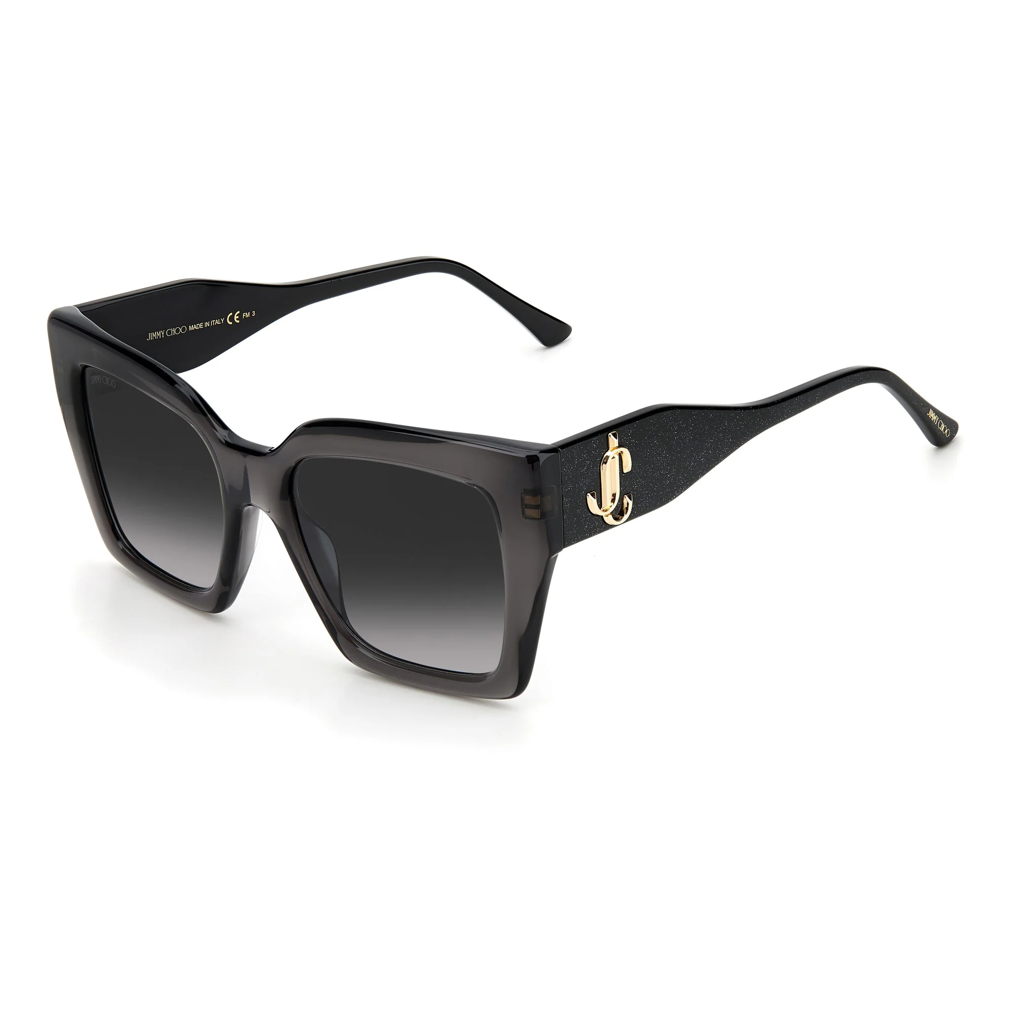 Jimmy Choo ELENI/G/S KB7 539O(JC11) Women's Grey Sunglasses