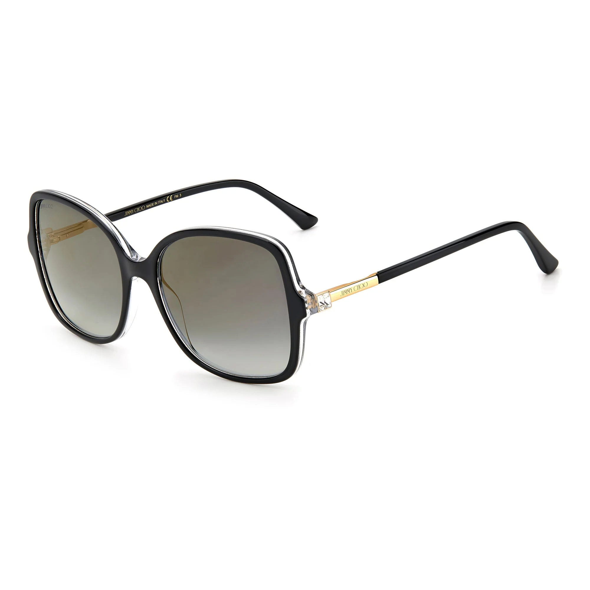 Jimmy Choo JUDY/S 807 57FQ (JC9) Women's Black