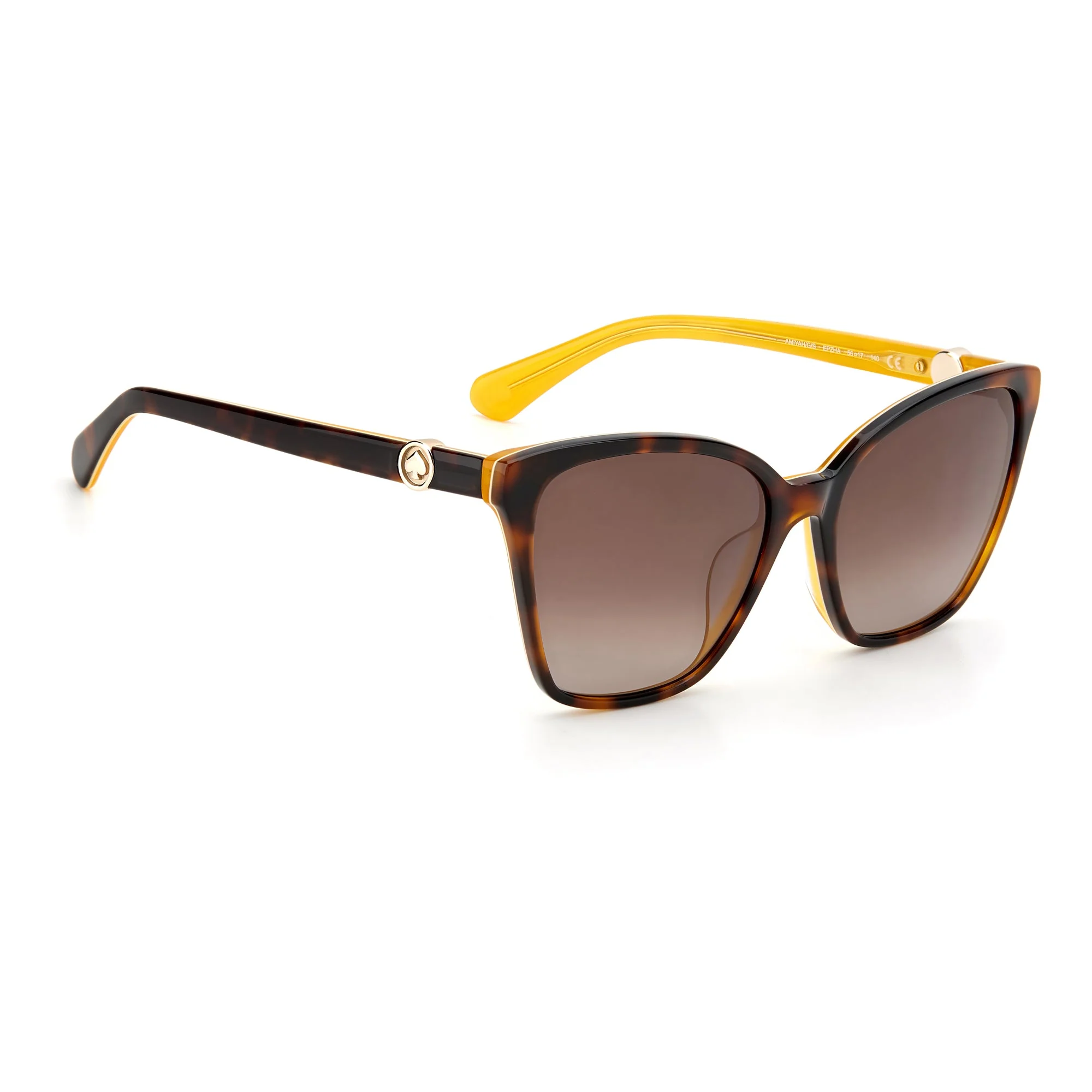 Kate Spade AMIYAH/G/S EPZ 56HA (KS13) Women's Yellow Havana - Image 2