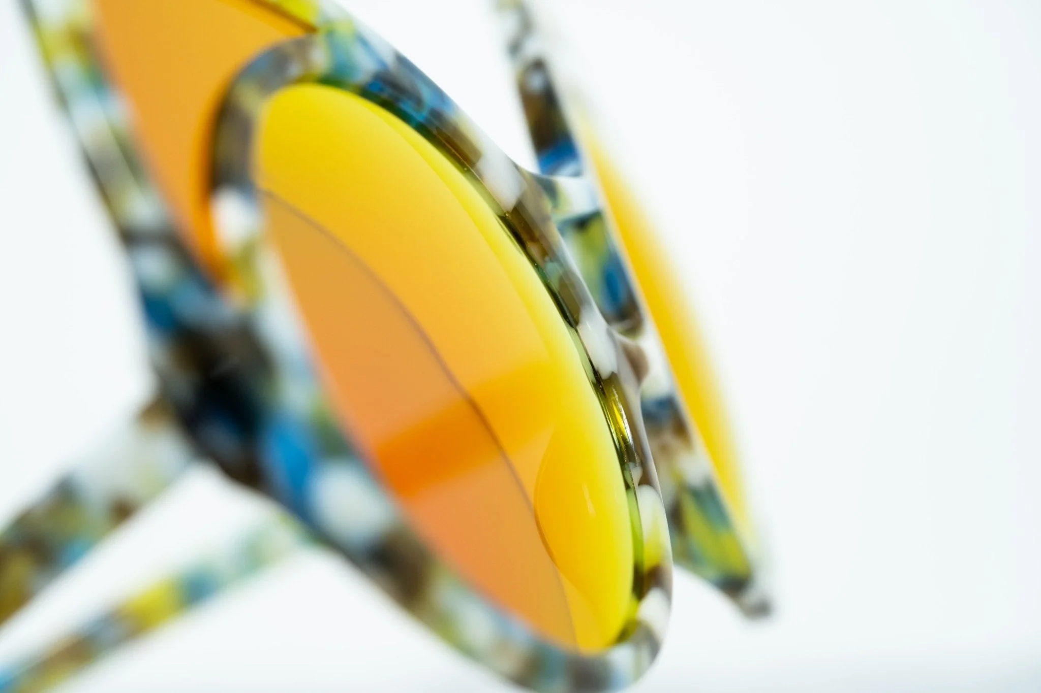 Khaleda And Fahad Sunglasses Cat Eyes Coloured Tortoise Shell and Orange - Image 13