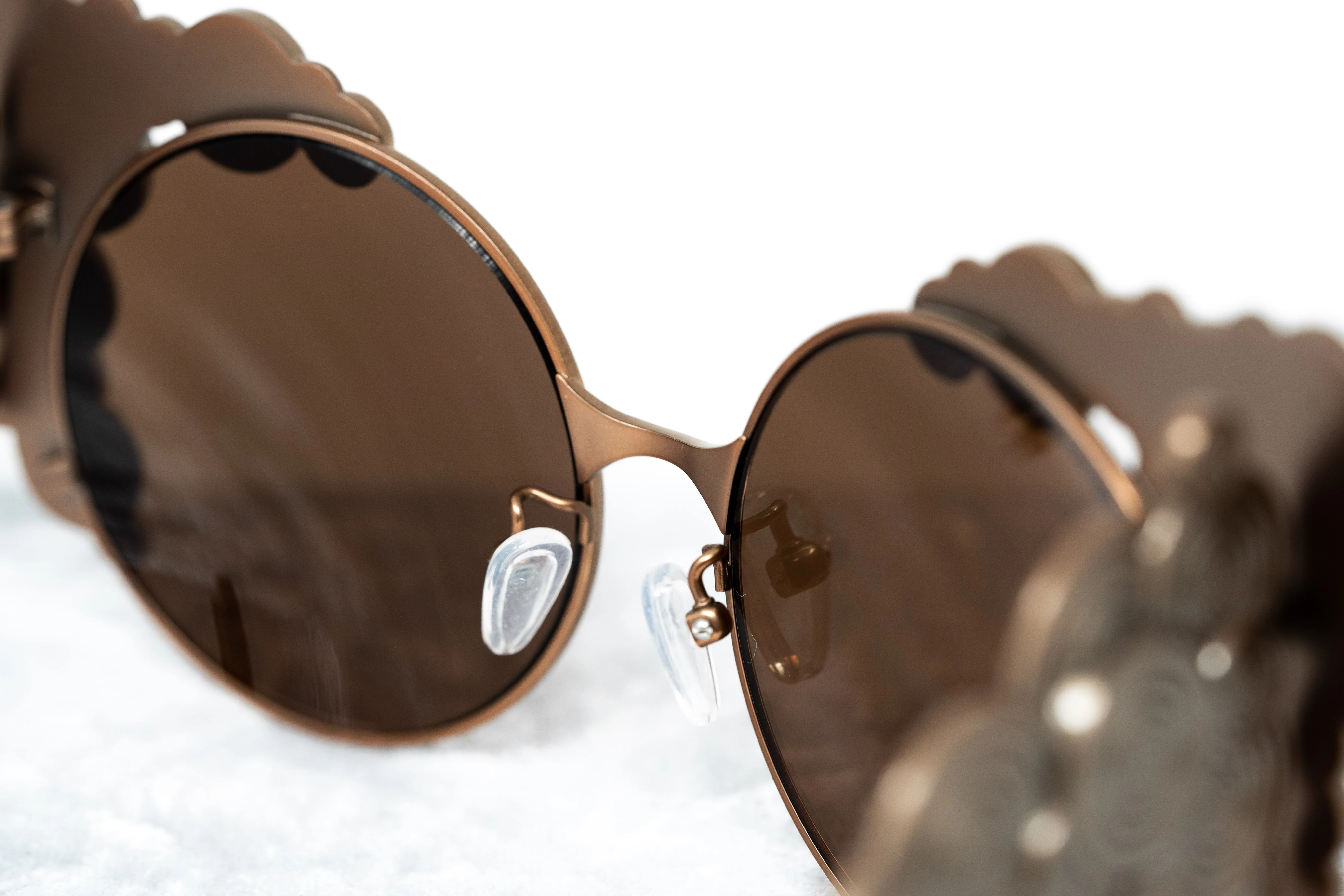 Khaleda And Fahad Ladies Sunglasses Cat Eyes Rose Gold - Image 7