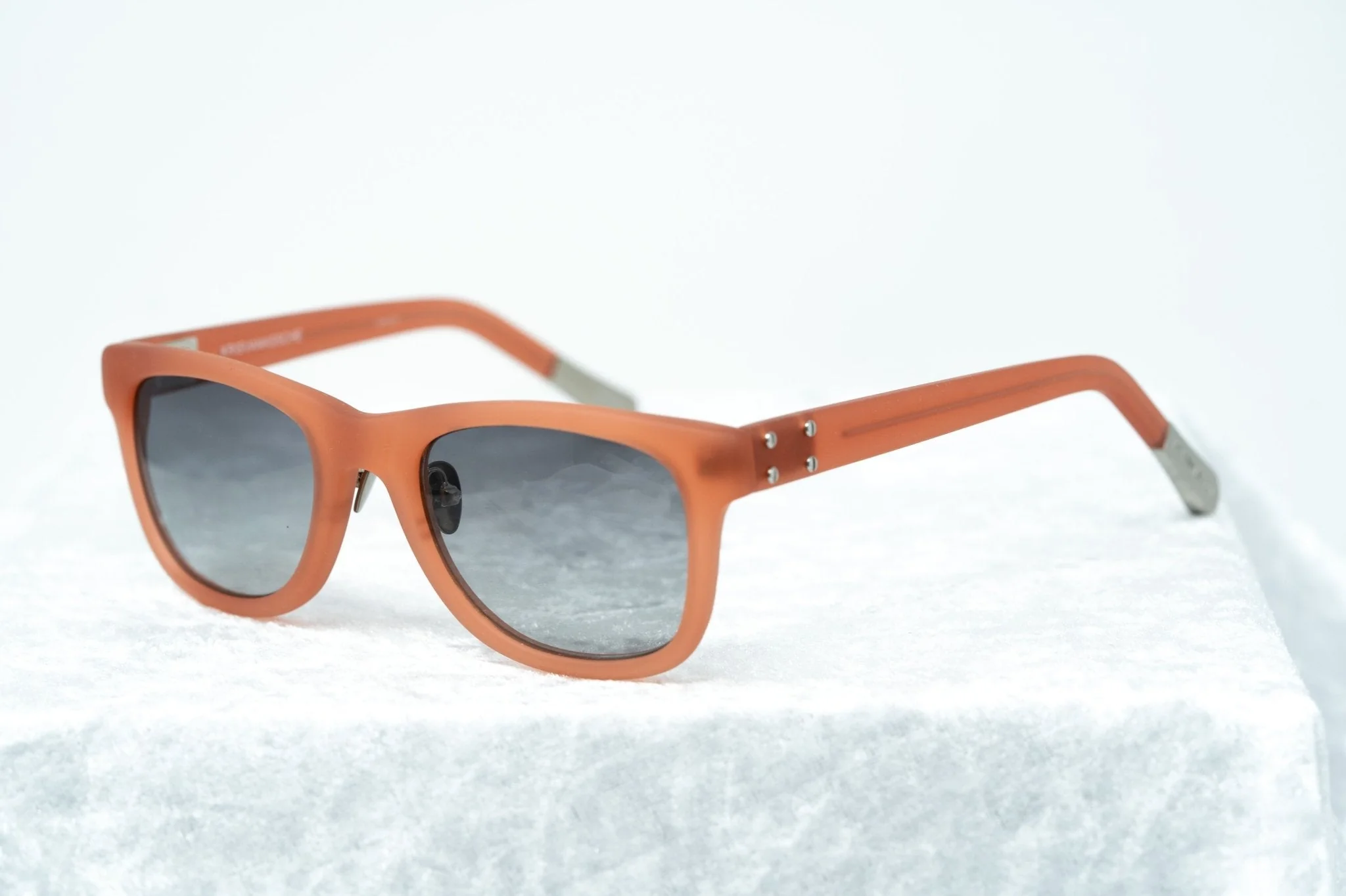 Kris Van Assche Sunglasses D-frame Orange and Grey - Image 5