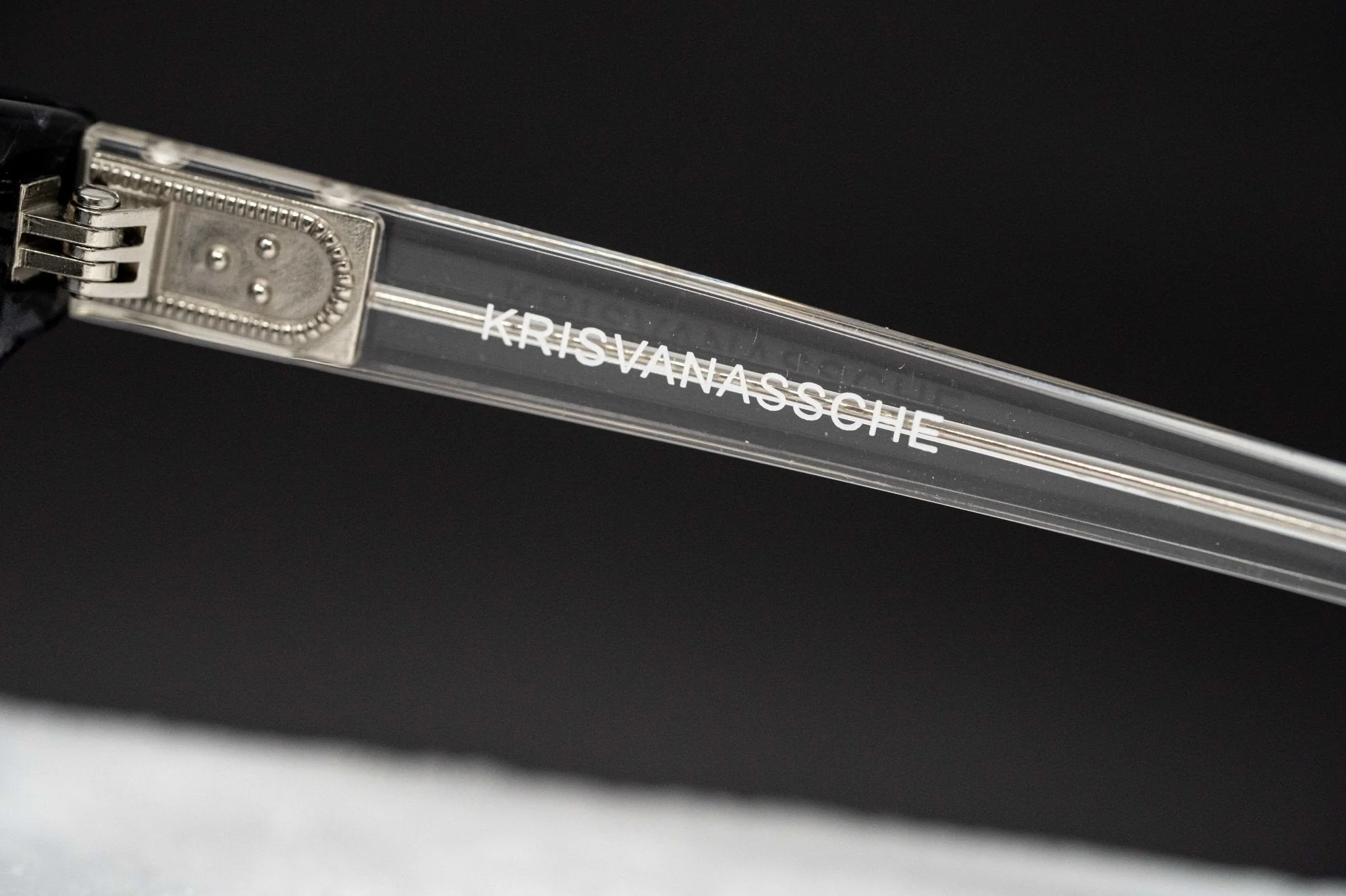 Kris Van Assche Sunglasses Rectangular Tortoise Shell and Grey - Image 10