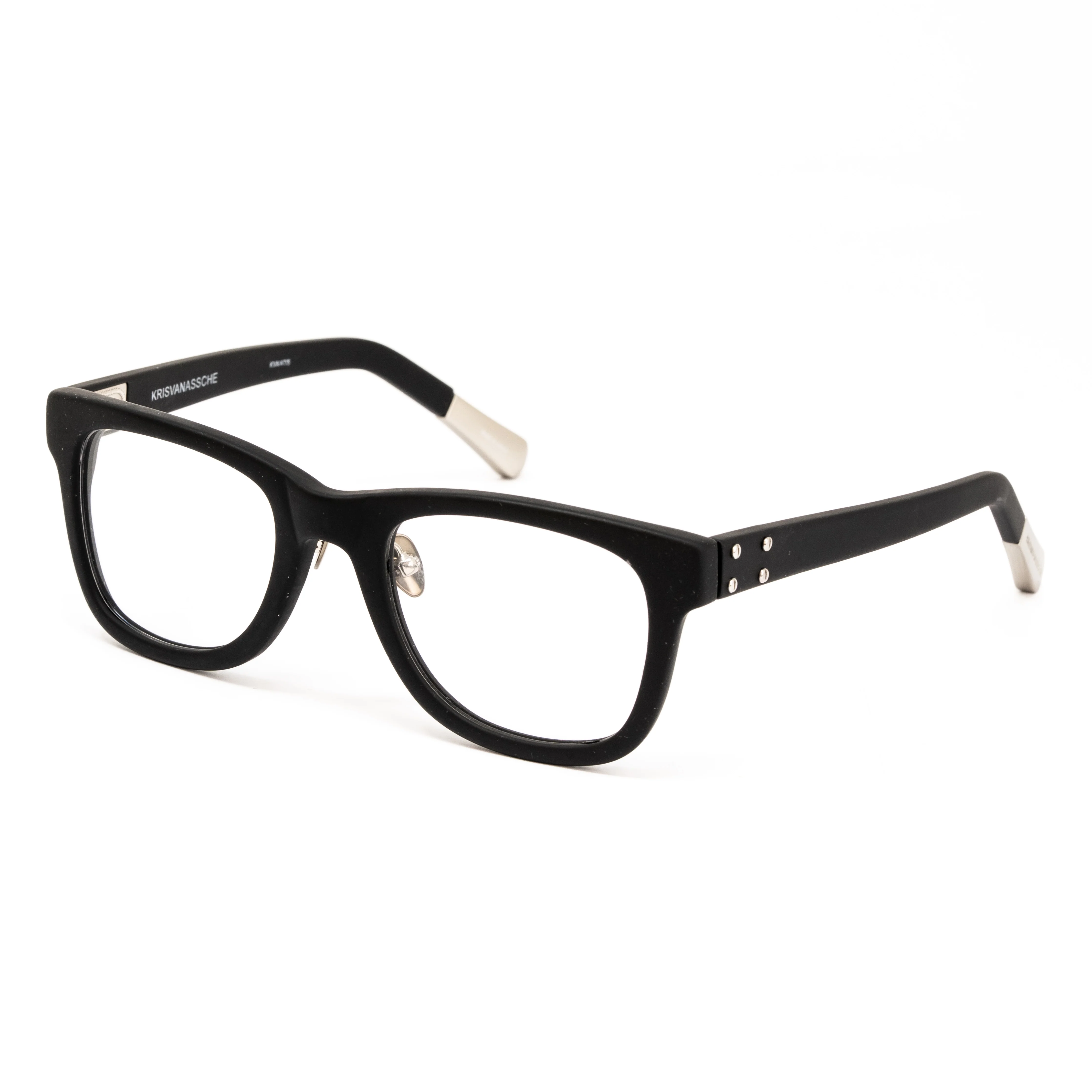 Kris Van Assche x Linda Farrow Black Sunglasses