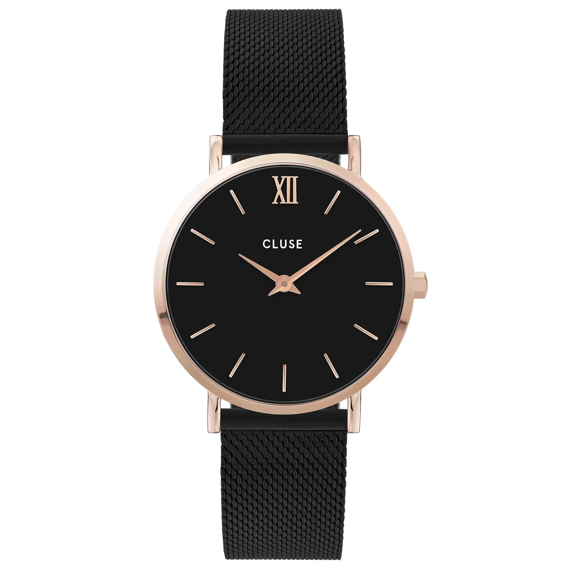 Cluse Black Minuit Watch
