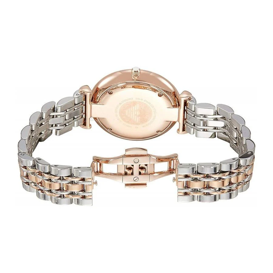 Emporio Armani Ladies Rose Gold Watch - Image 2