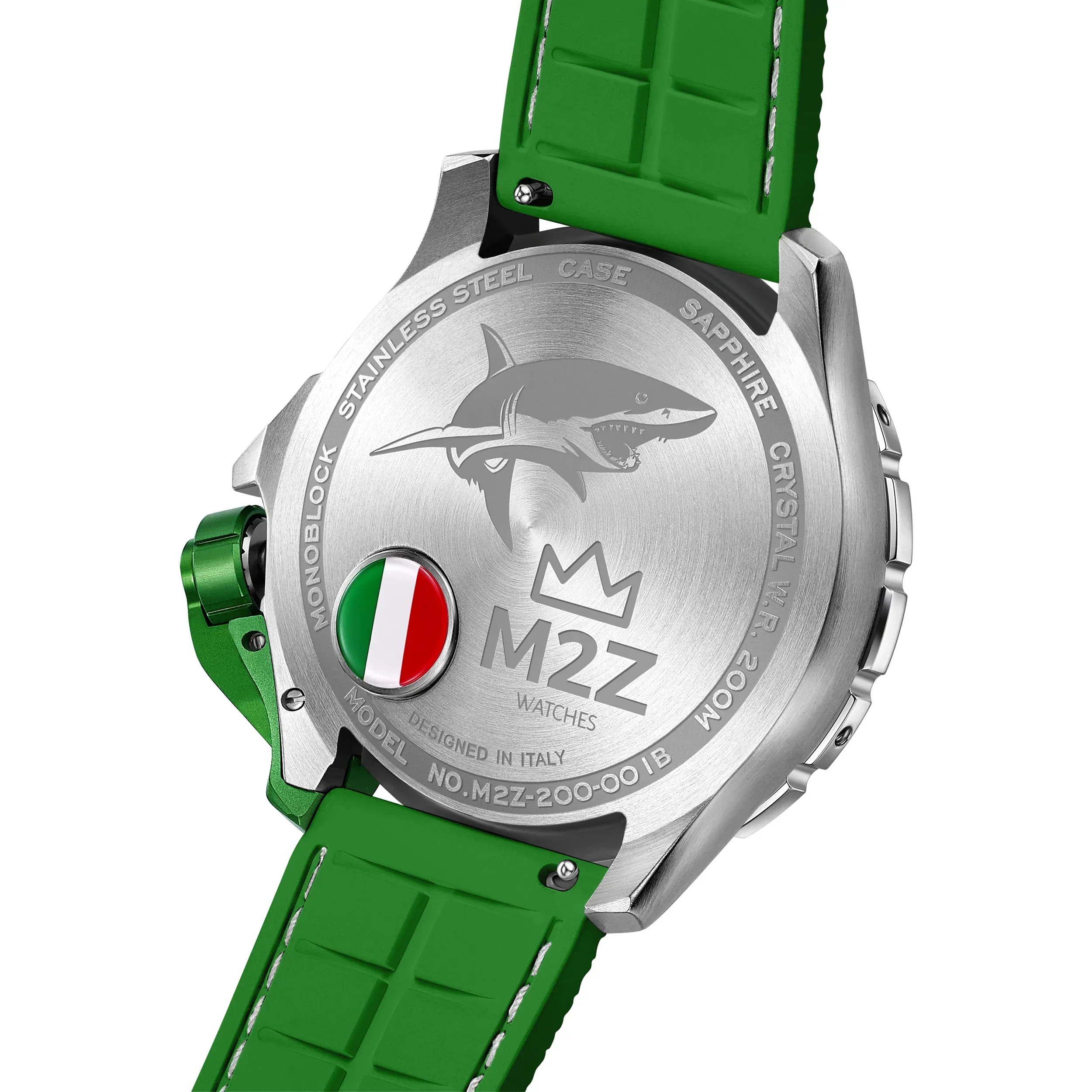 M2Z Men's Diver 200 Green Watch - Image 2