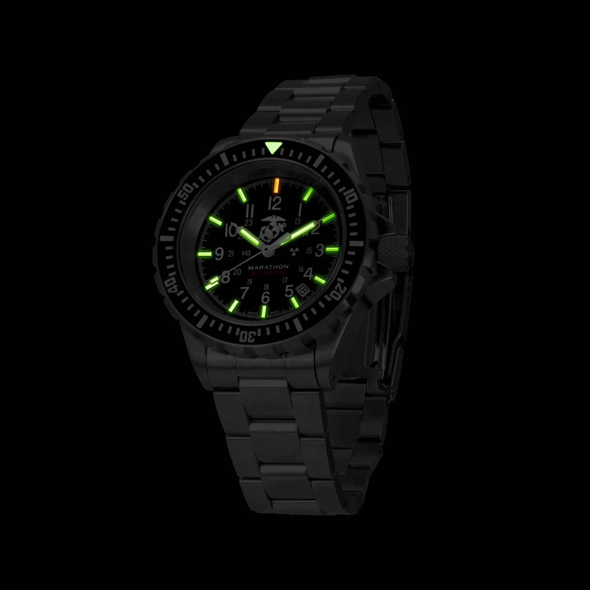 Marathon Large Diver's Automatic (GSAR) - 41mm US Government Markings Stainless Steel WW194006BRACE-USMC - Image 5