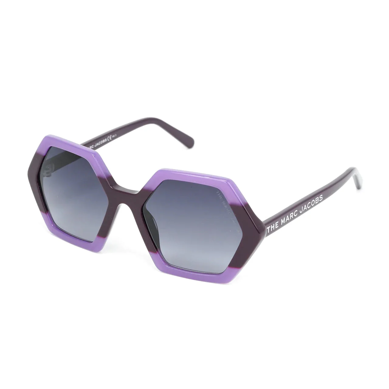 Marc Jacobs Women's Sunglasses Oversized Hexagonal Purple