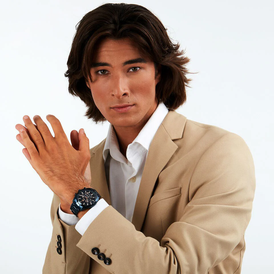 Maserati Attrazione Men's Blue Watch - Image 4